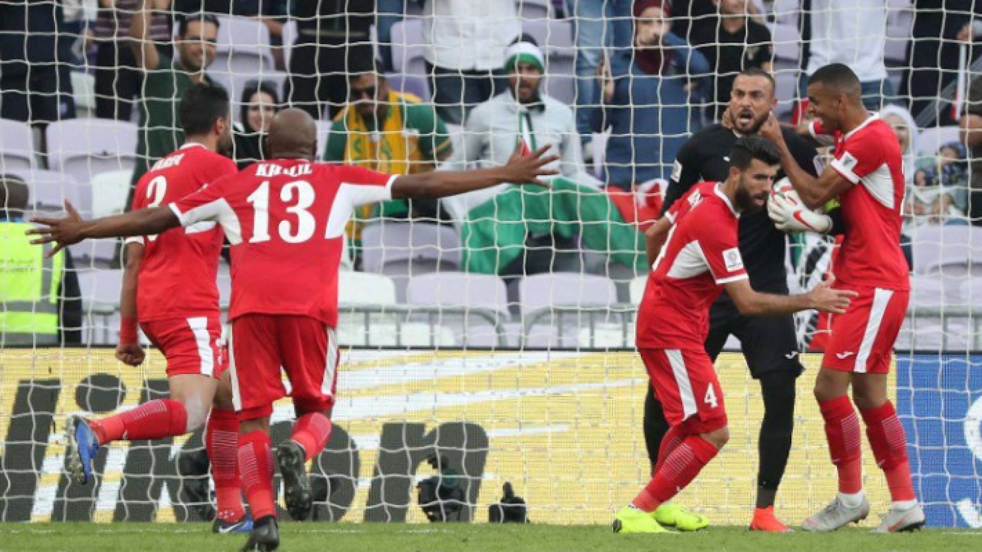 من مباراة النشامى مع استراليا