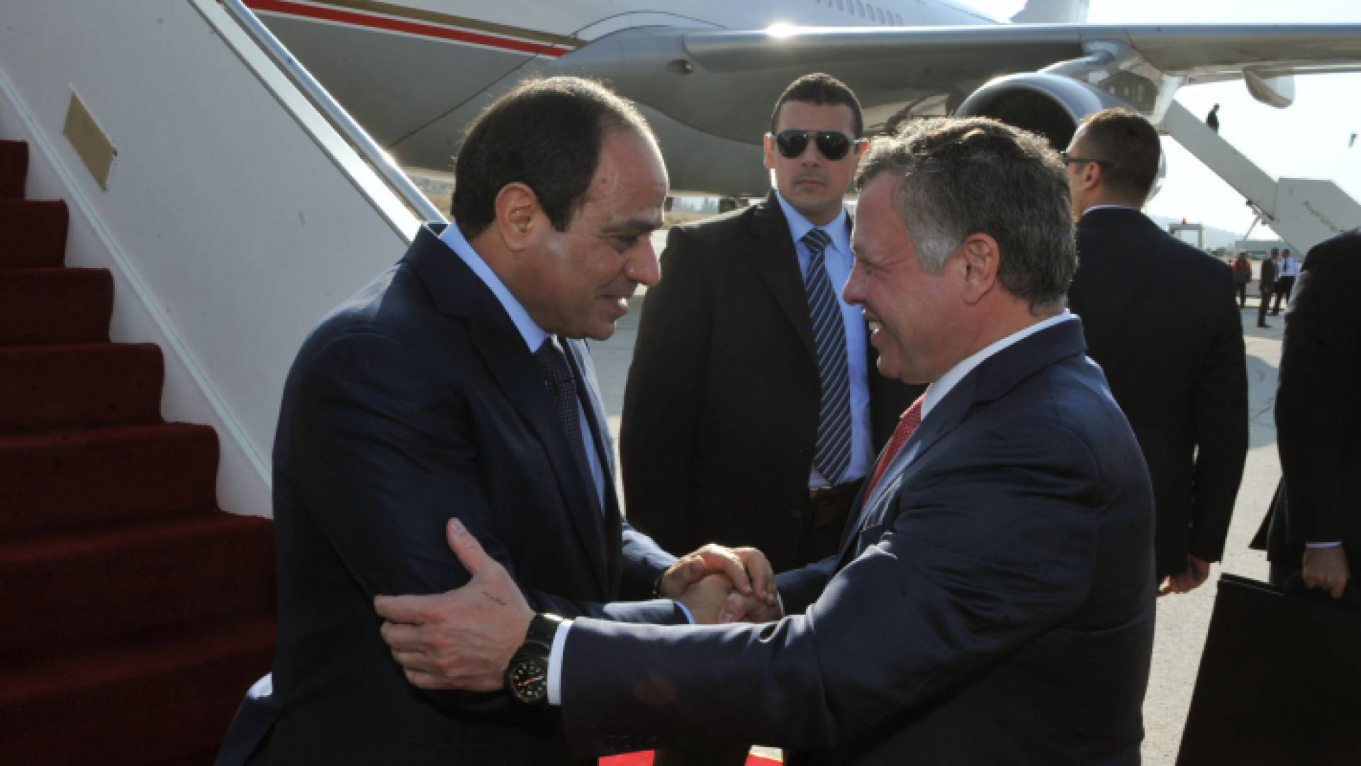 جلالة الملك والرئيس السيسي - ارشيفية