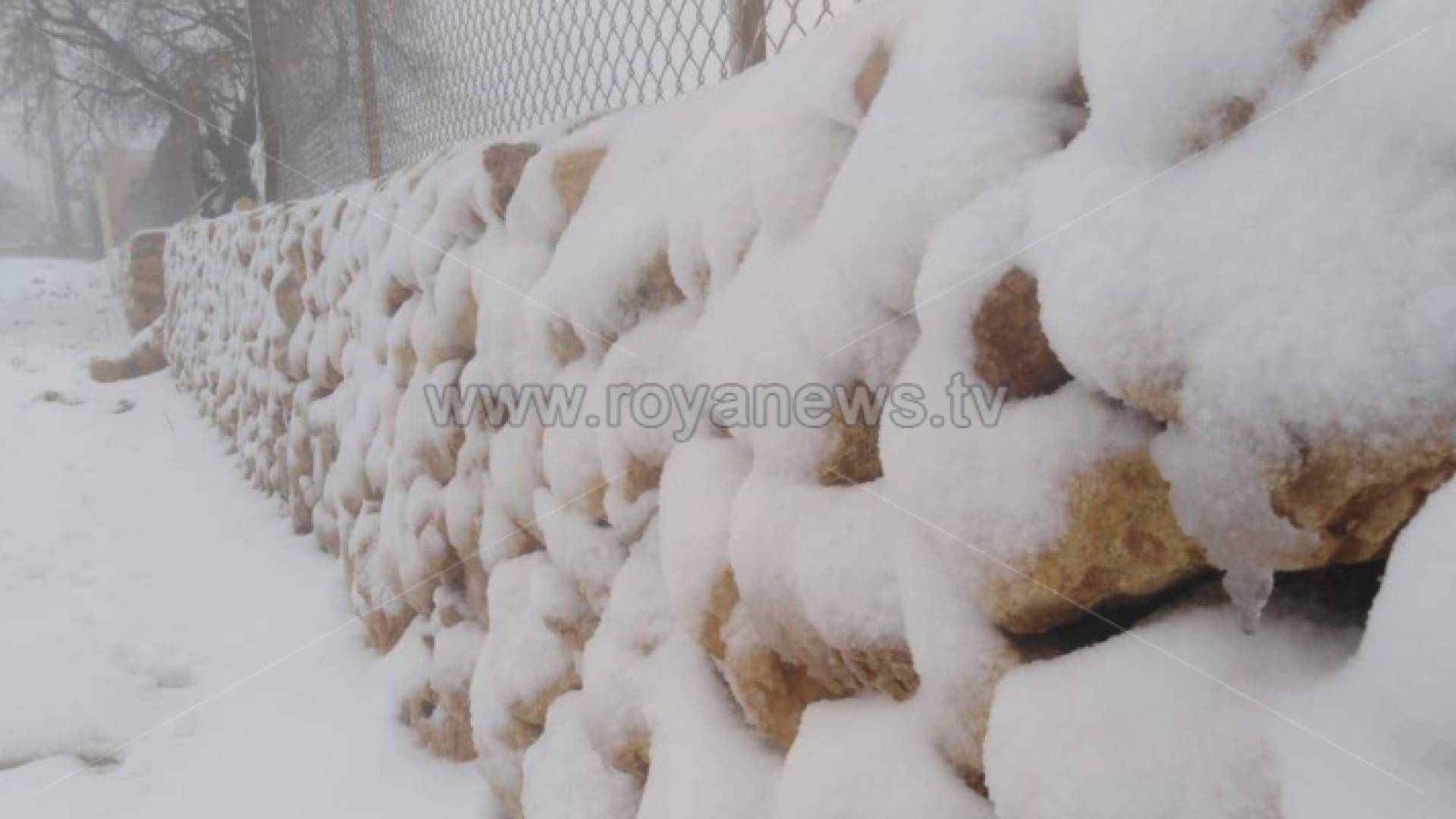 الثلوج في عجلون