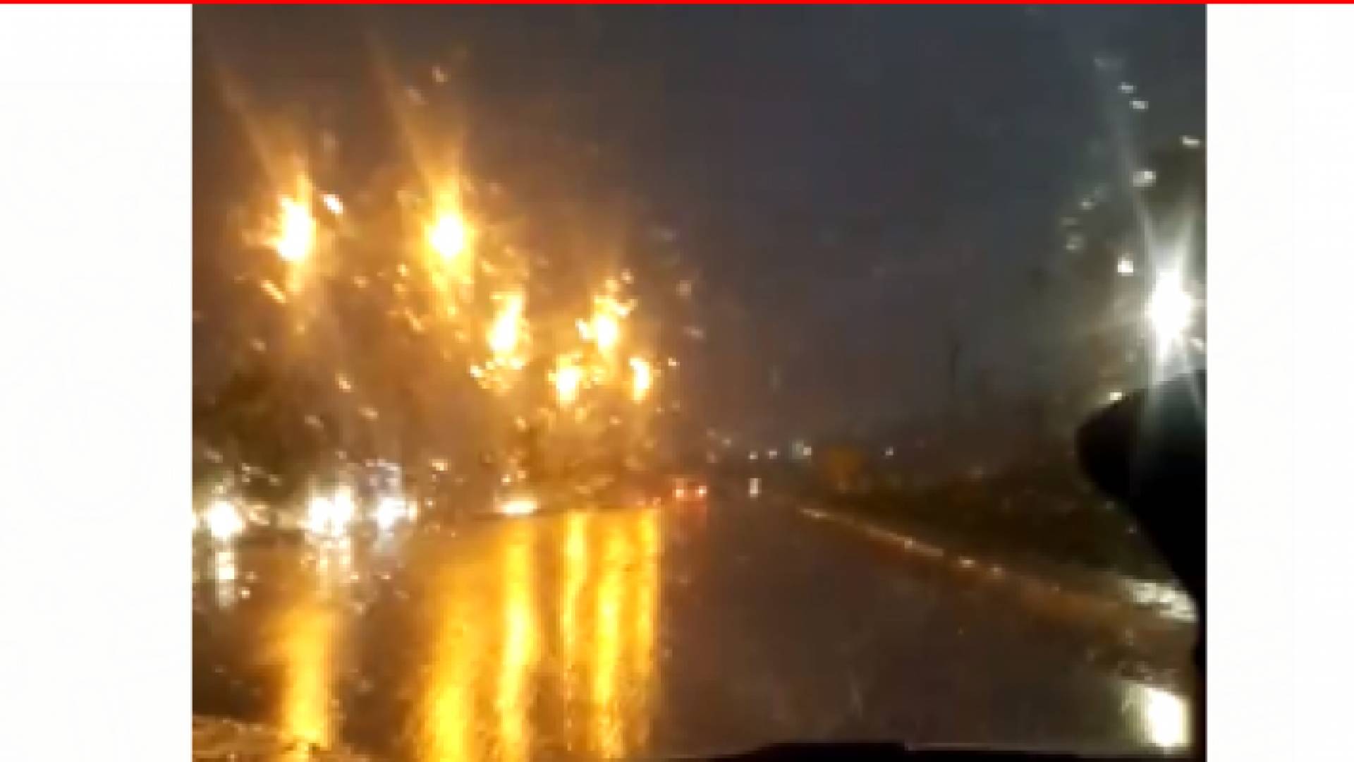 بدء تساقط للثلوج المخلوطة بالأمطار في الجبيهة