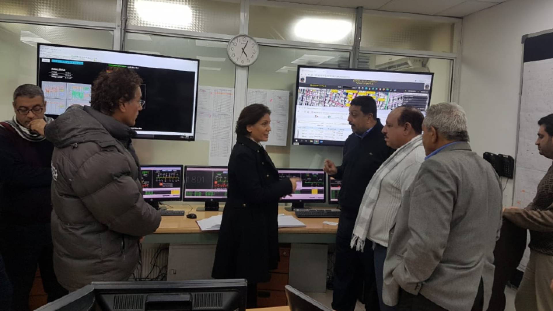 جانب من الزيارة