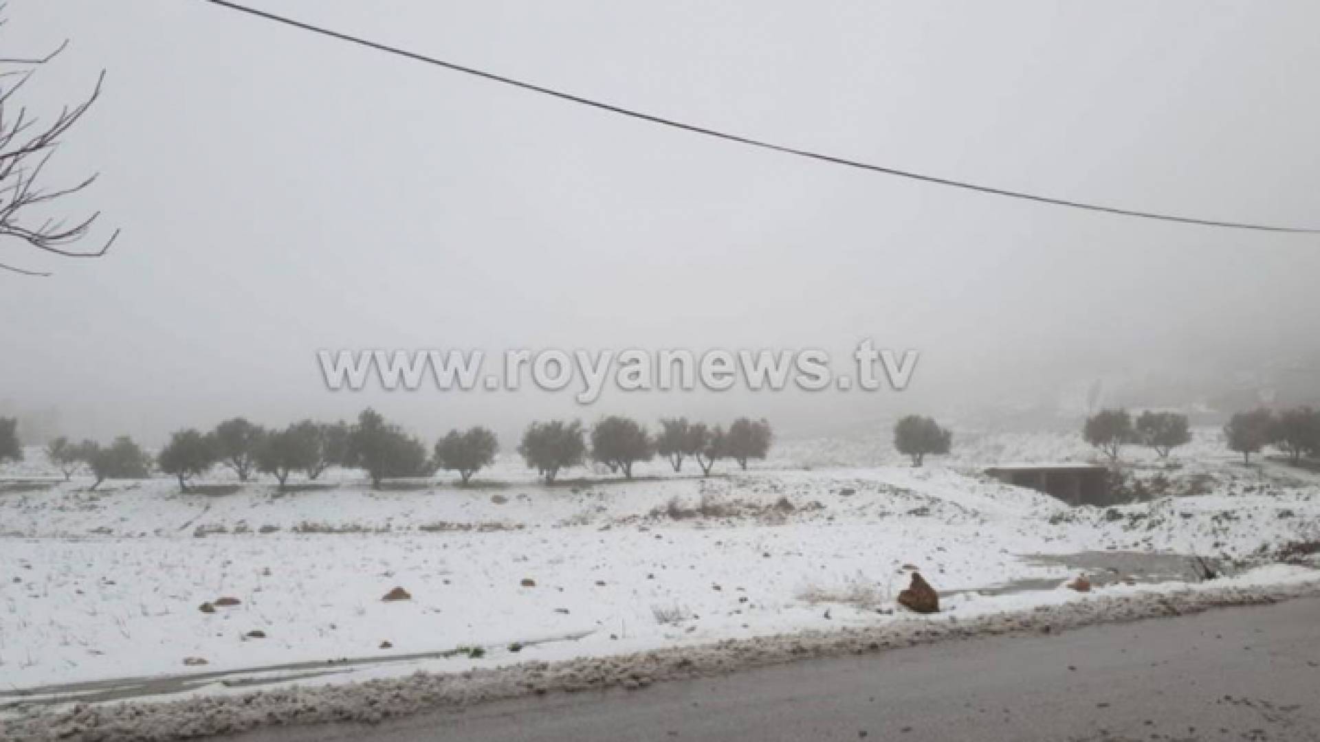 الثلوج في العاصمة عمان