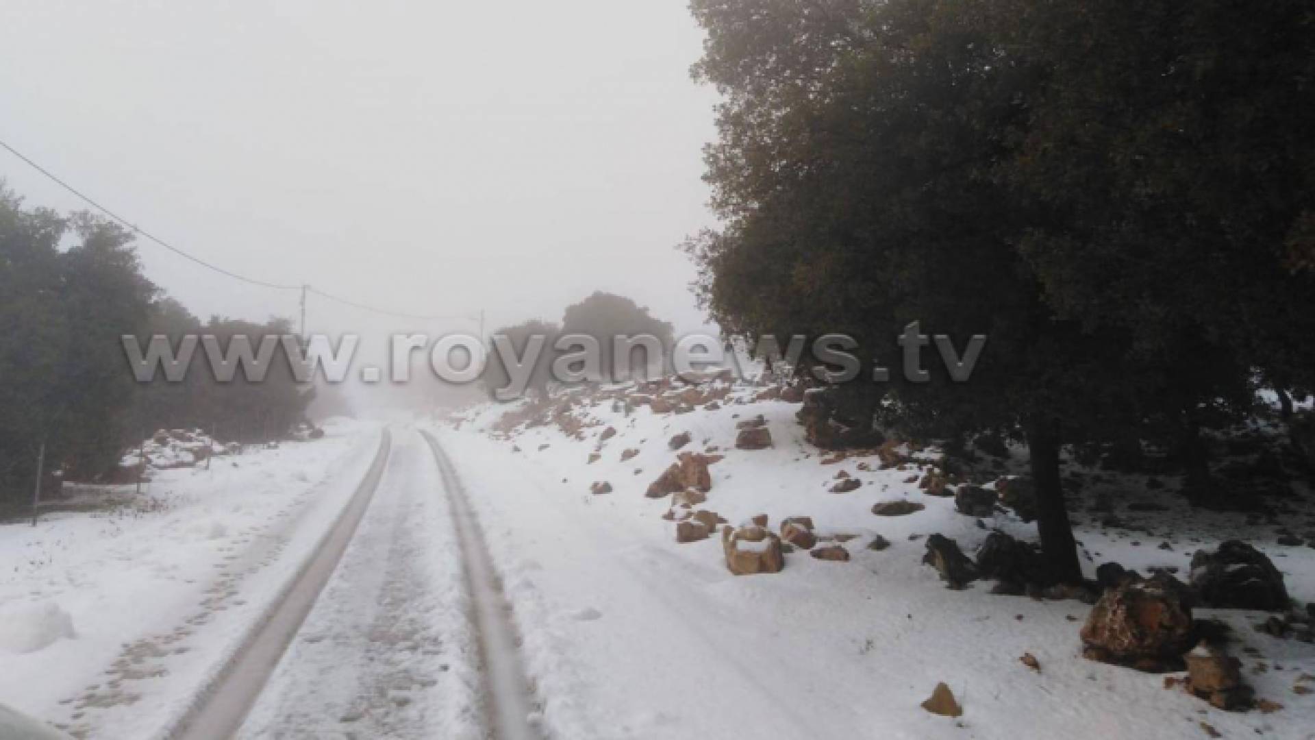 من ثلوج عجلون