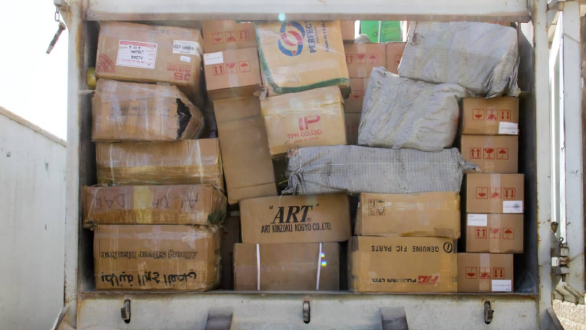 جانب من المضبوطات