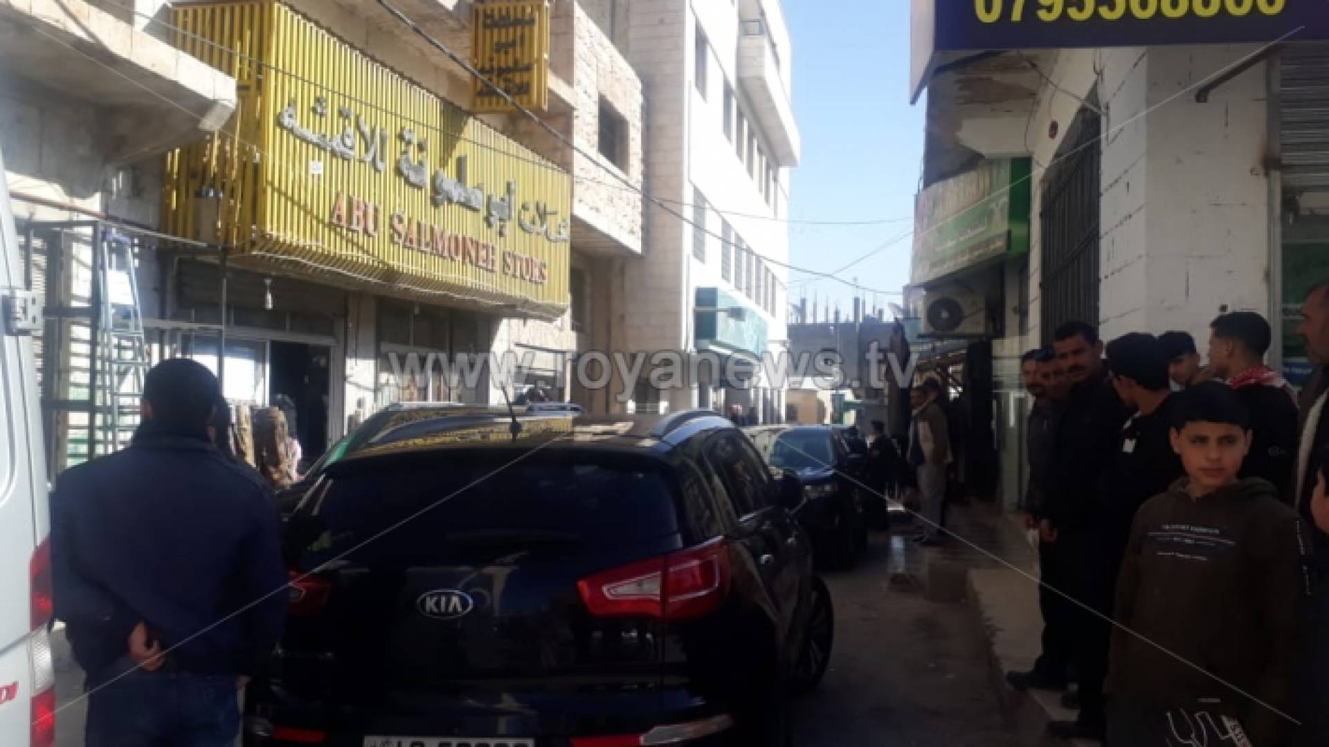 من مكان عملية السطو على فرع بنك في منطقة سحاب