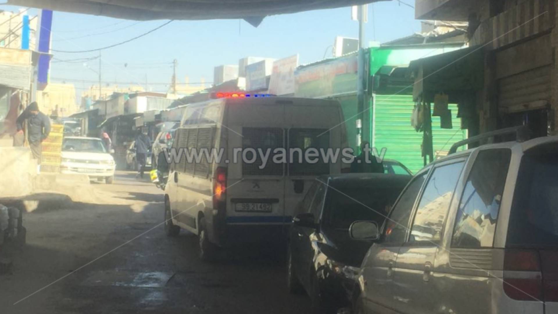 من مكان عملية السطو على فرع بنك في منطقة سحاب