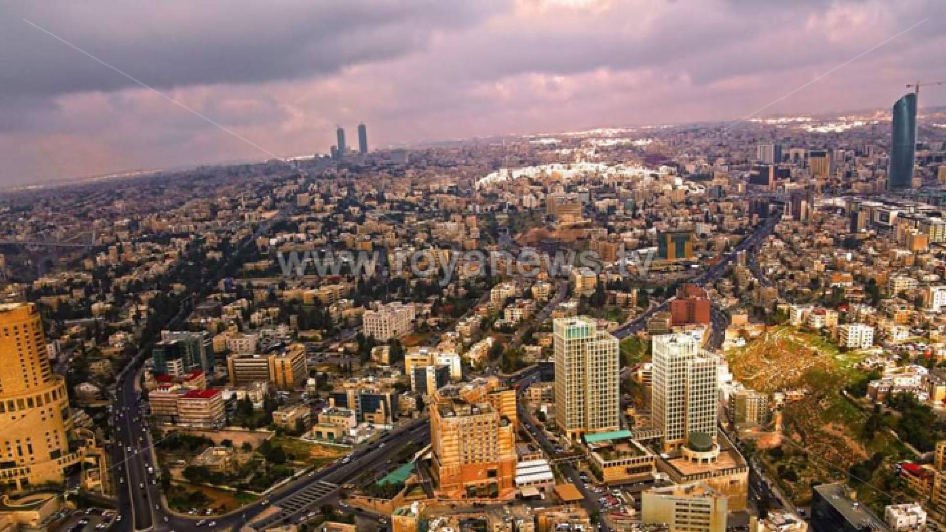 جانب من العاصمة عمان