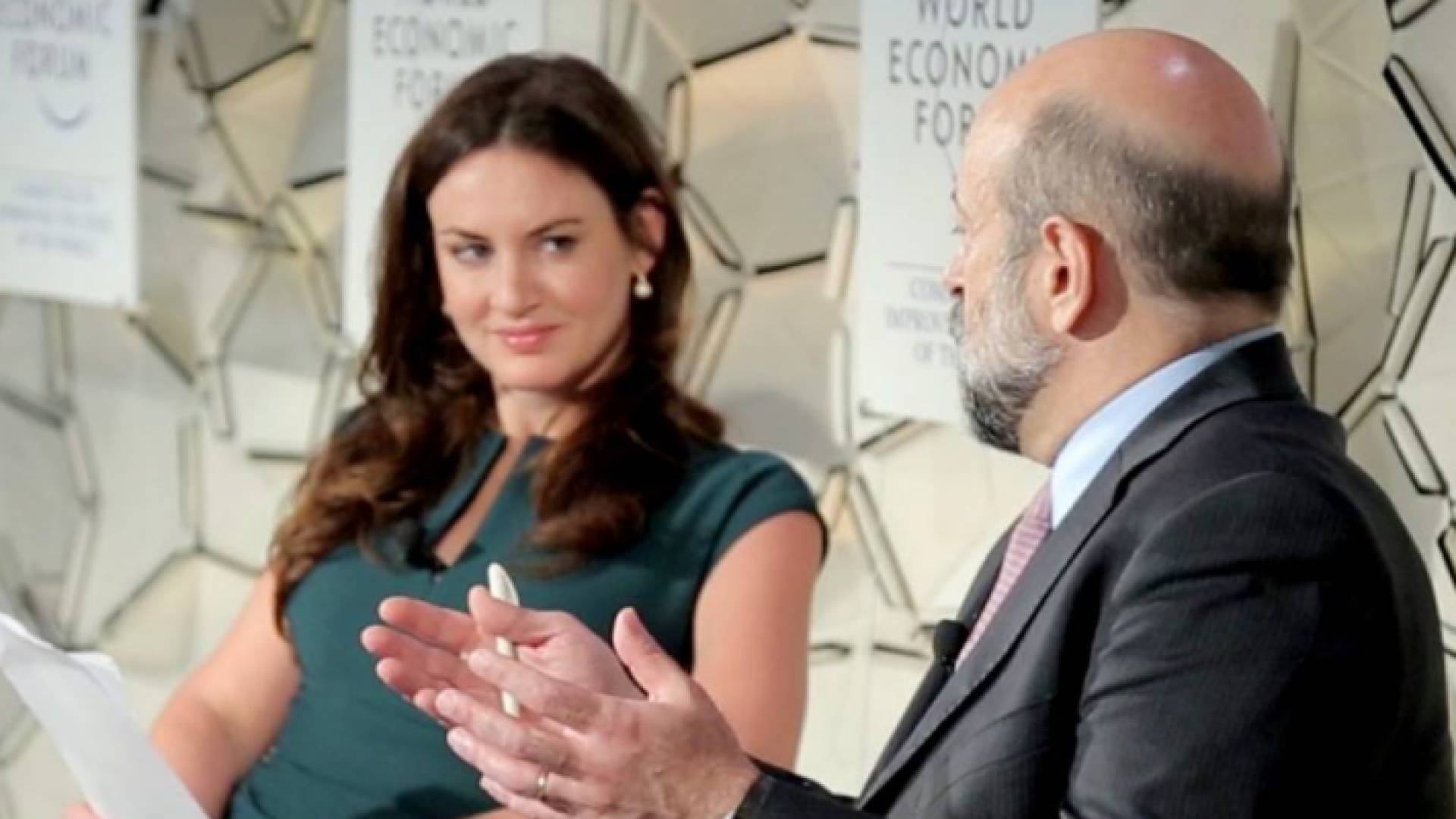 جانب من مشاركة الرزاز بأعمال منتدى دافوس