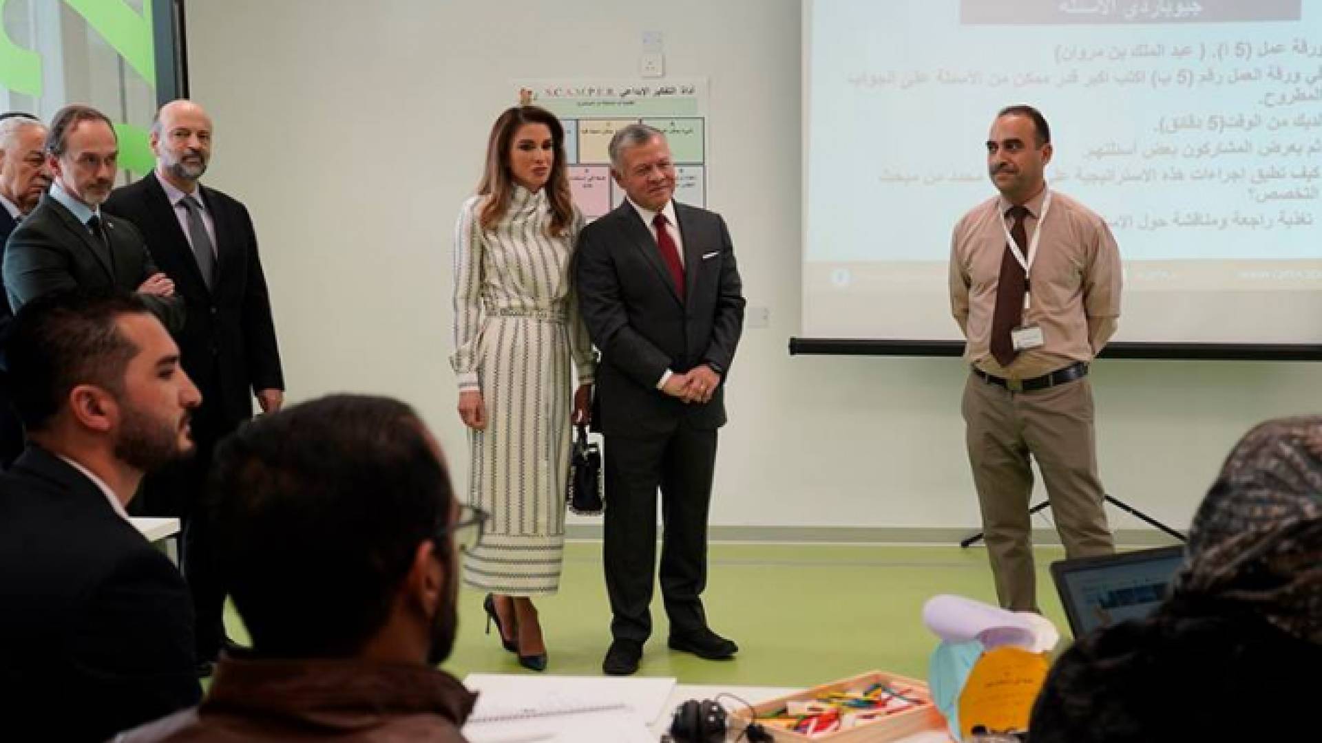 الملك عبدالله الثاني يفتتح بحضور الملكة رانيا العبدالله المقر الجديد لأكاديمية الملكة رانيا لتدريب المعلمين