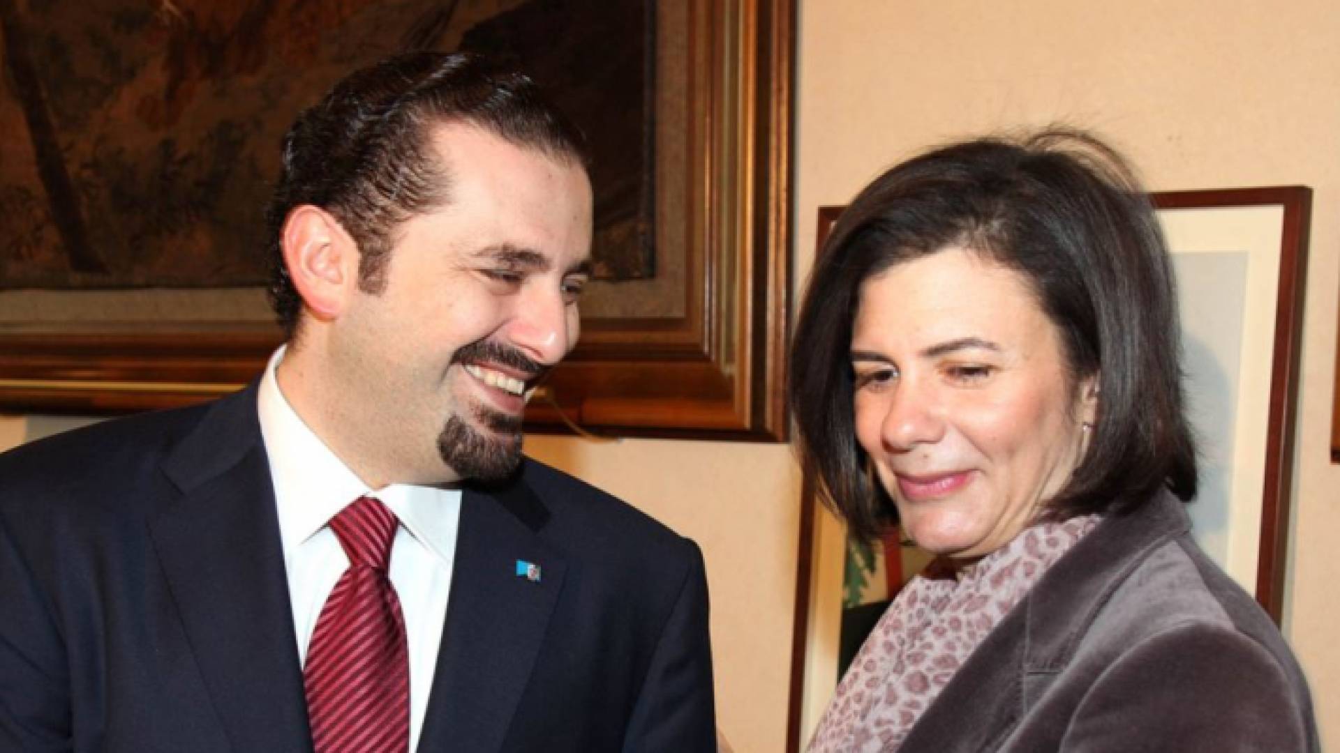 سعد الحريري وريا الحسن - أرشيفية