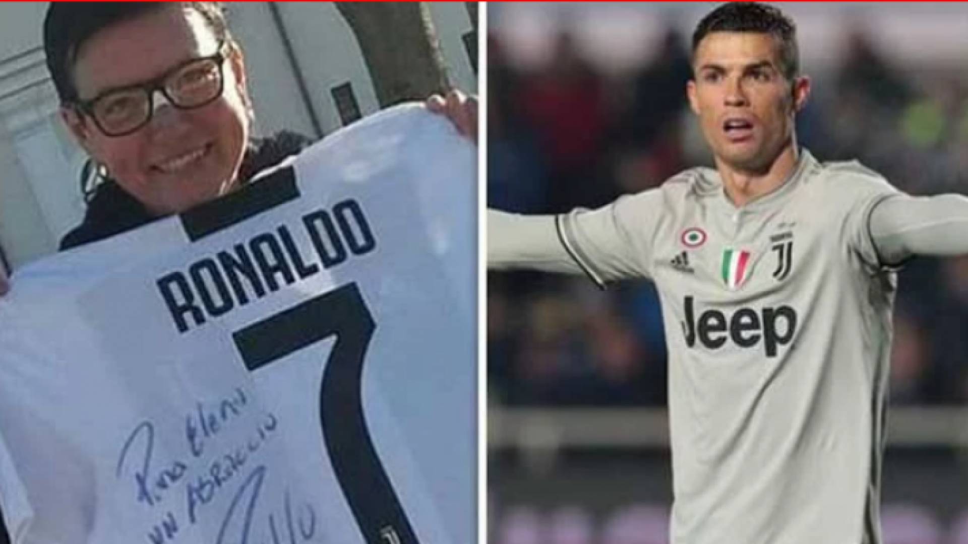 رونالدو يصالح مشجعة بعد أن كسر أنفها بالخطأ!