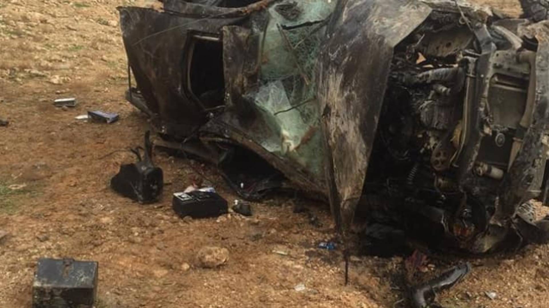 صورة من موقع الحادث - وسائل التواصل الاجتماعي