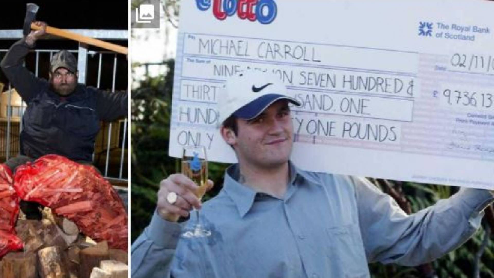 تحول من مليونير إلى بائع حطب