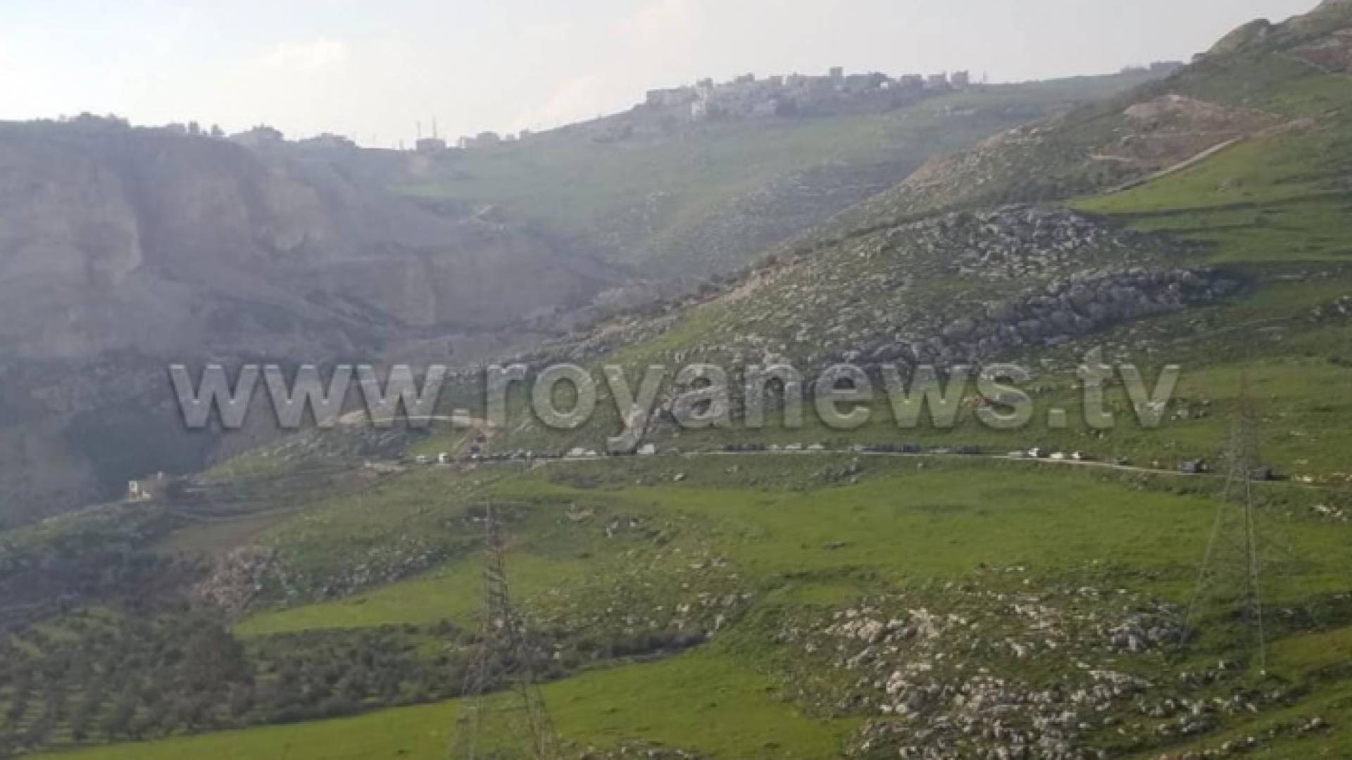 من مكان الحادثة