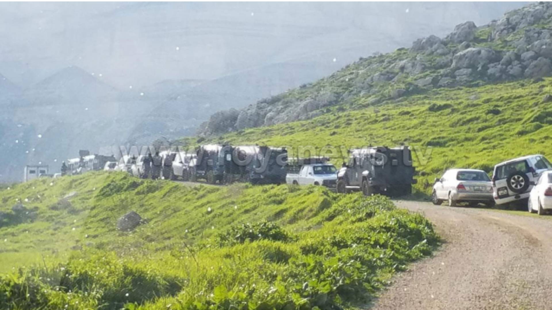 من موقع الانفجار