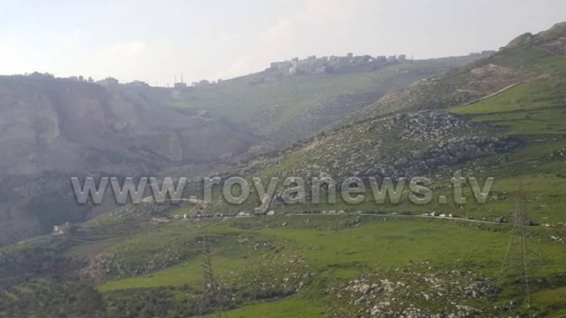 من مكان الحادثة