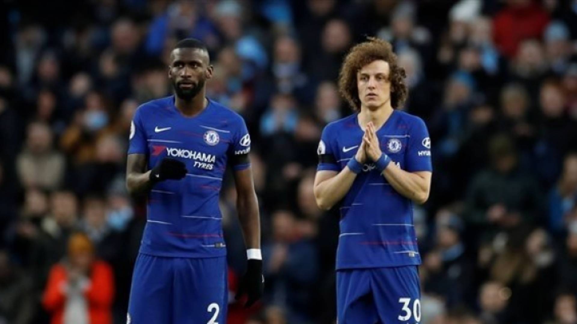 لاعبا تشيلسي روديغيز وديفيد لويز