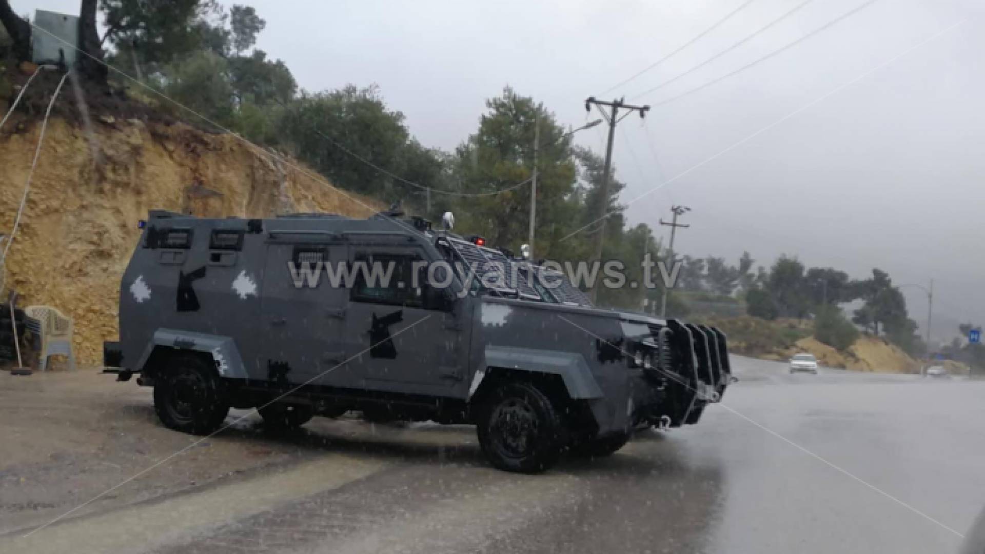 تواجد امني في عجلون بتاريخ 16 - 2 - 2019