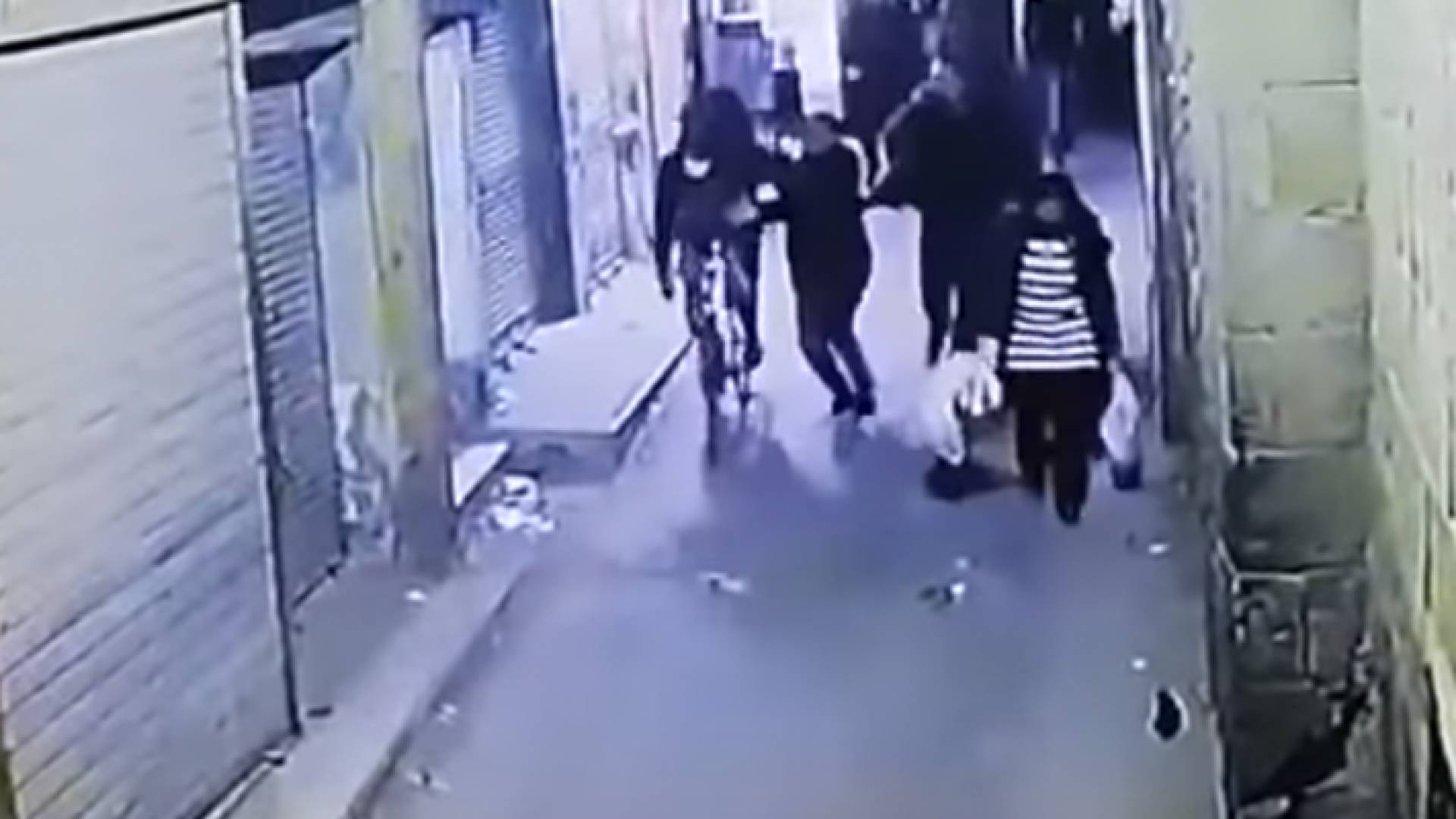 لحظة تفجير الإرهابي نفسه