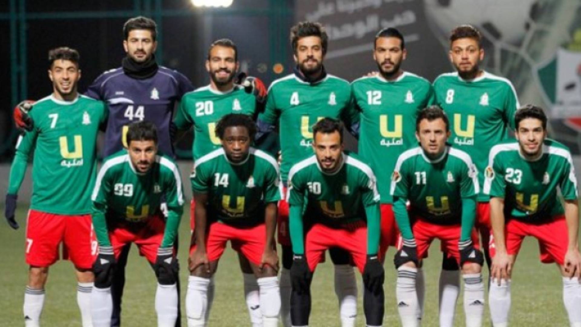 لاعبو نادي الوحدات