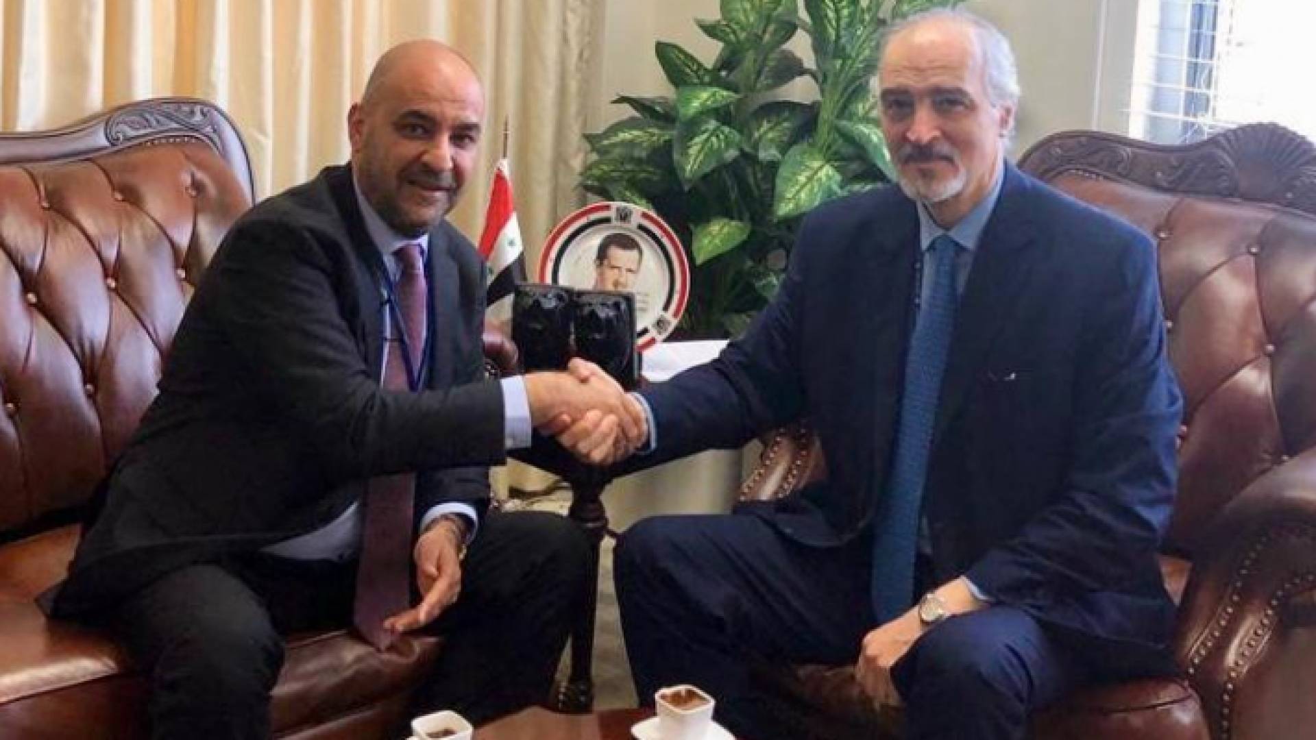 من لقاء النائب خوري مع الجعفري