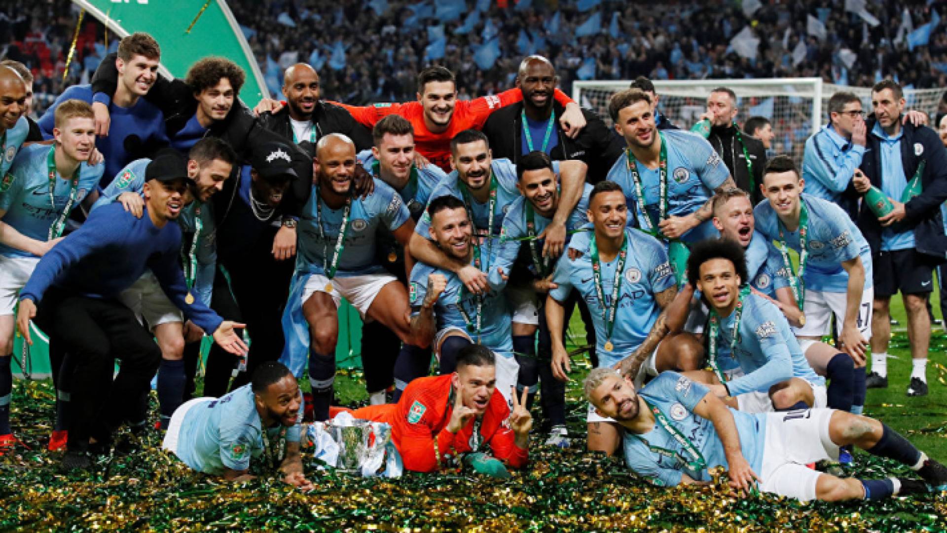 مان سيتي يتوج بكأس الرابطة الإنجليزية بركلات الترجيح على حساب تشيلسى