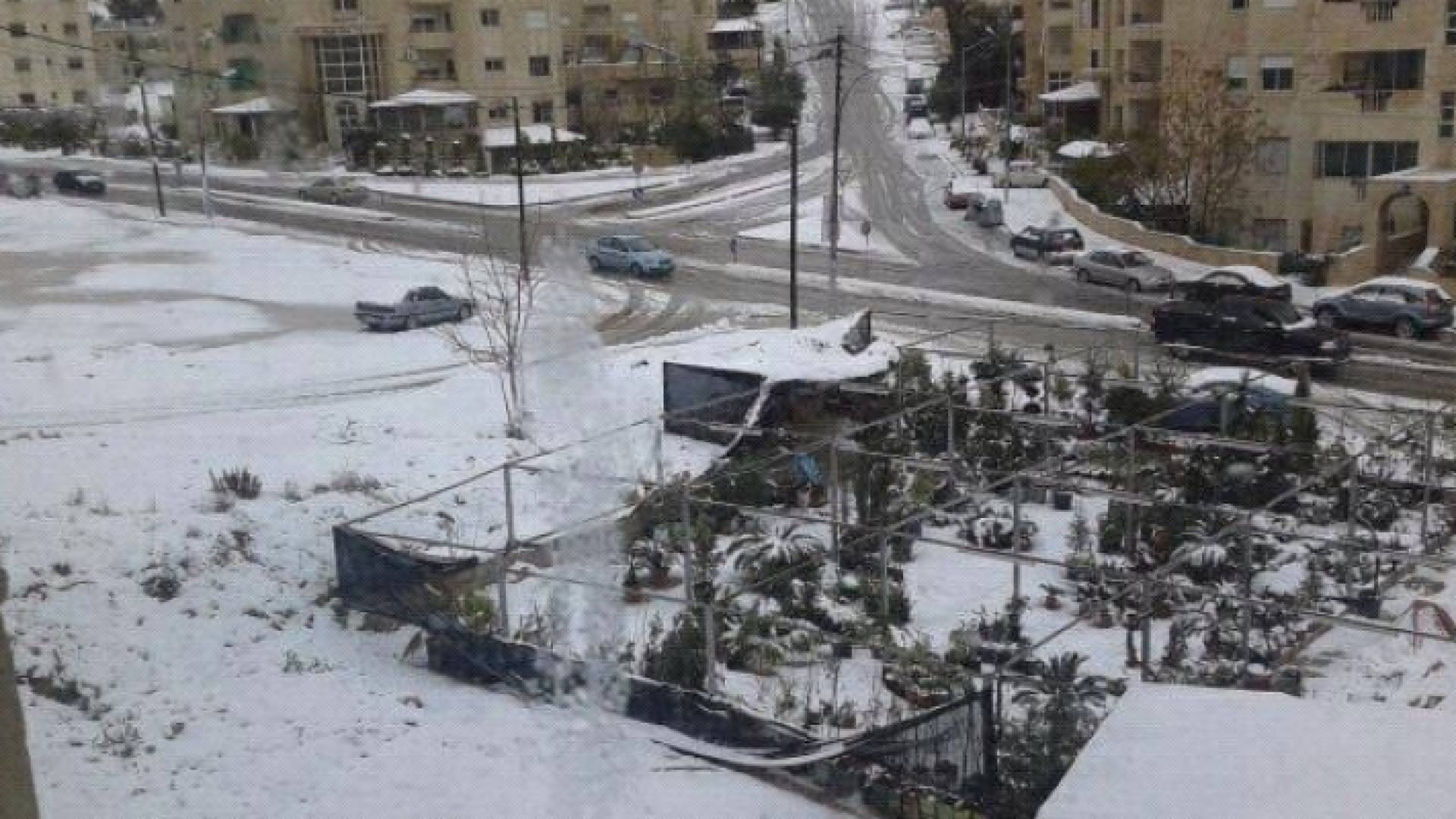 ثلوج تلاع العلي - ارشيفية