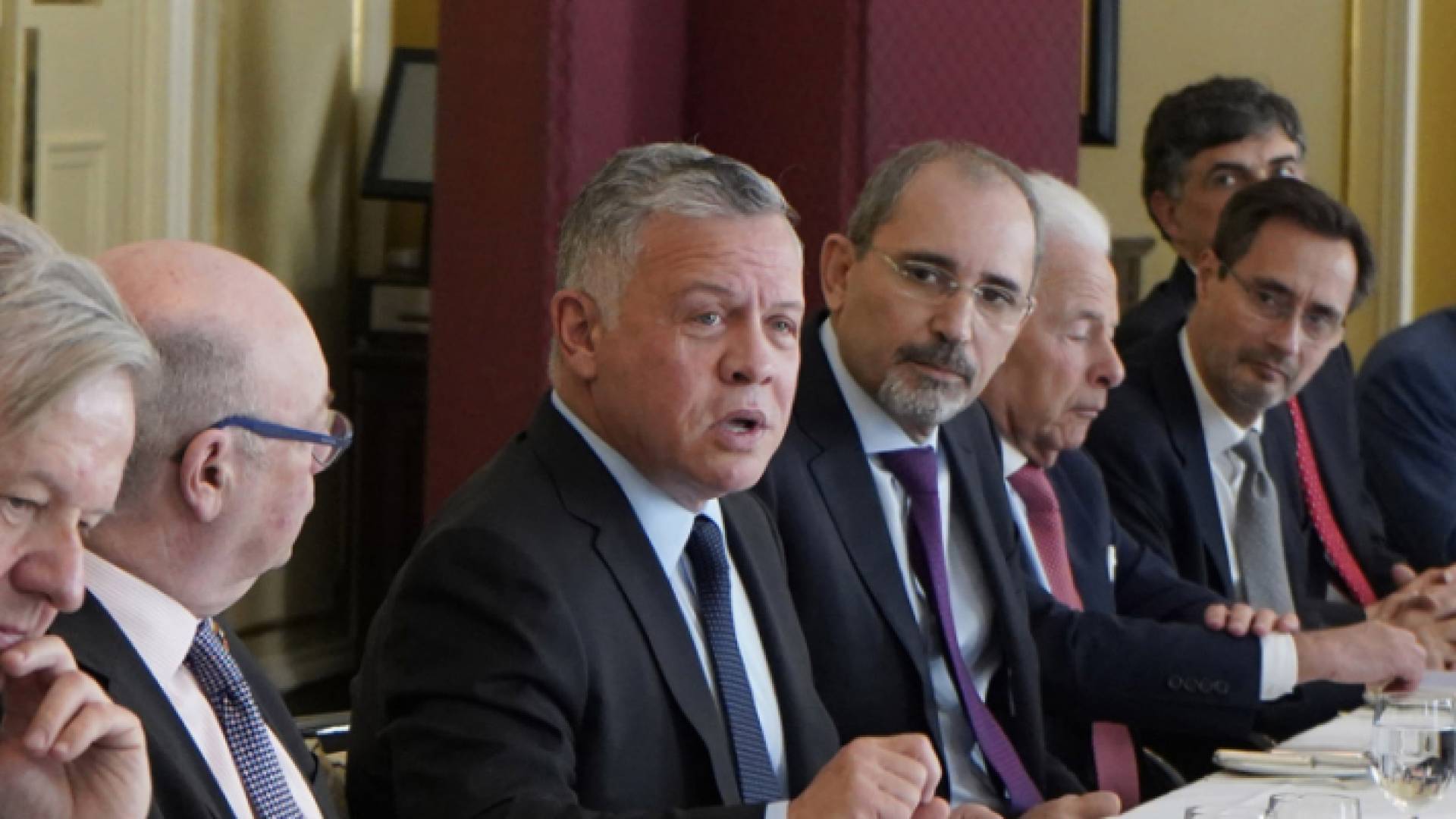 جانب من لقاءات الملك