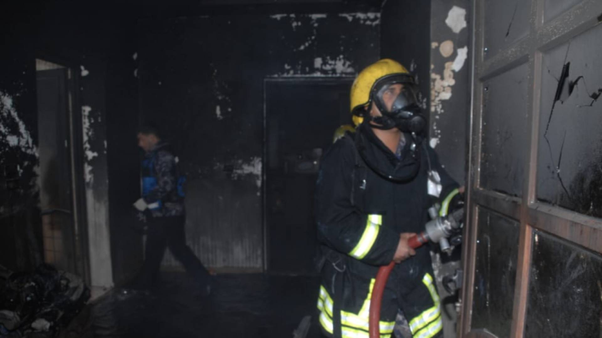 إخماد حريق منزل في الرمثا