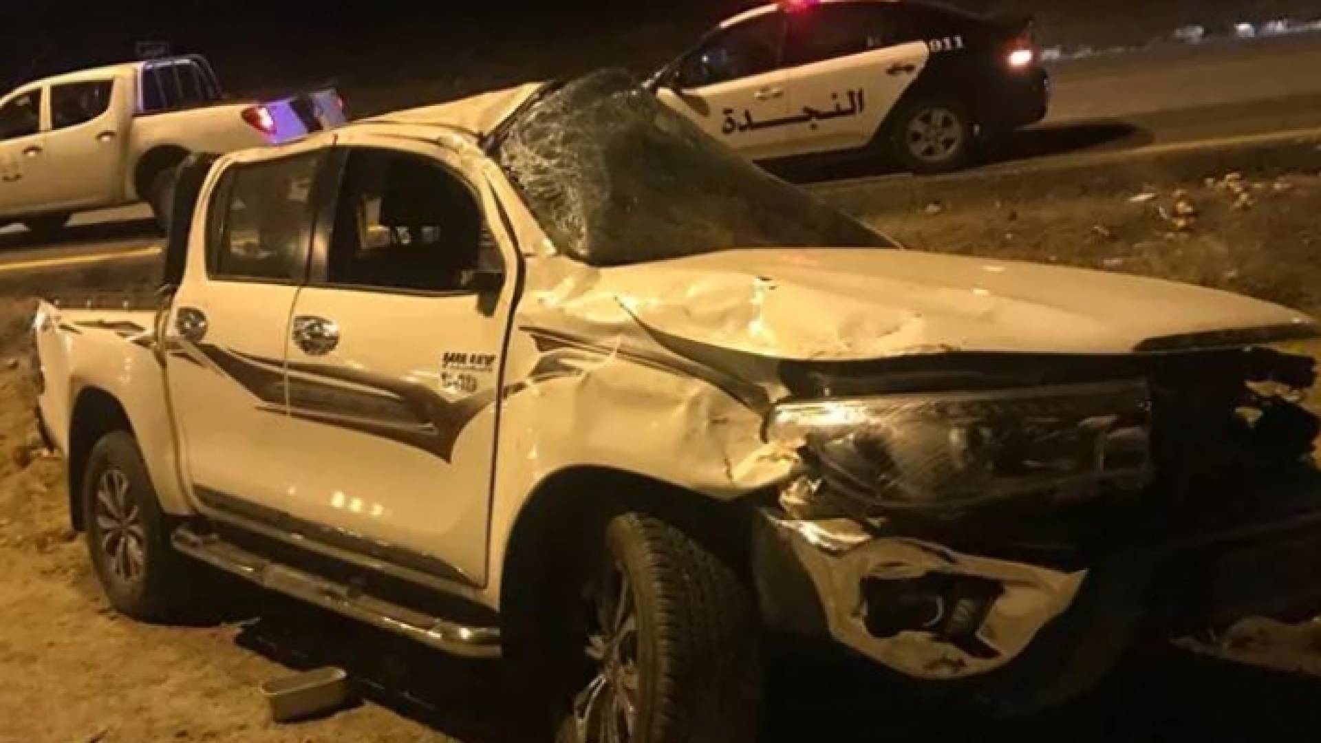 6 اصابات بحادث صدم وتدهور في معان