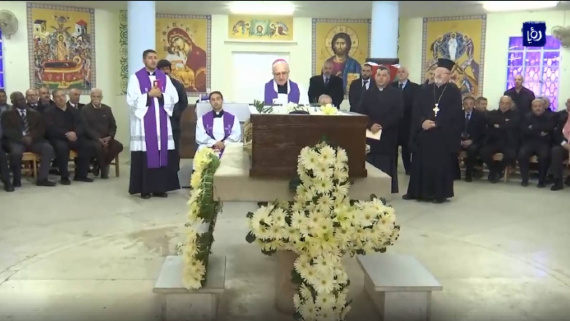 من تشييع الجثمان