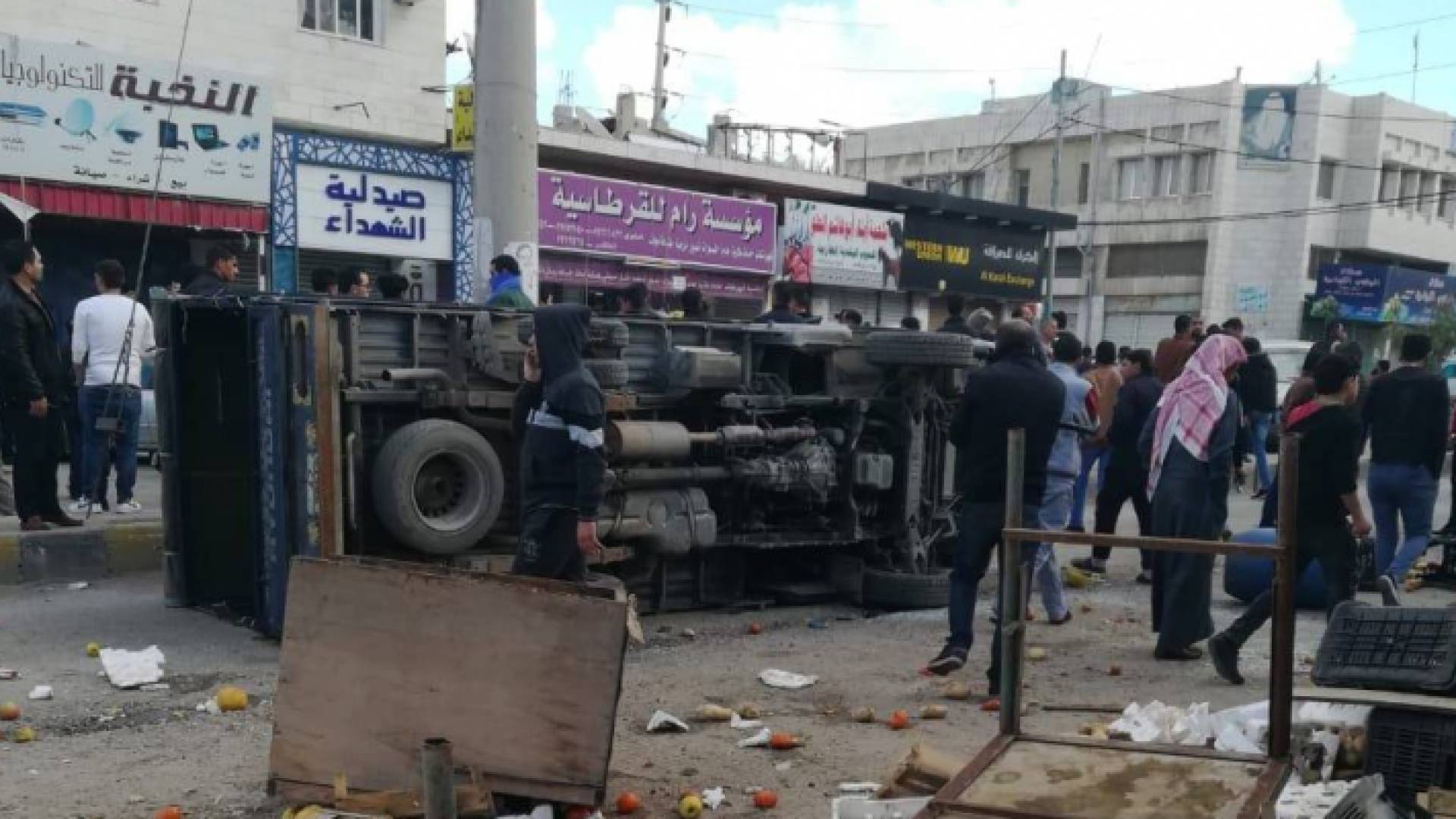 صورة من مشاجرة الكرك