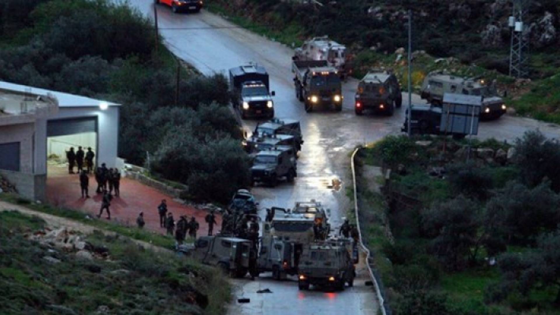 من مكان استشهاد الشابين