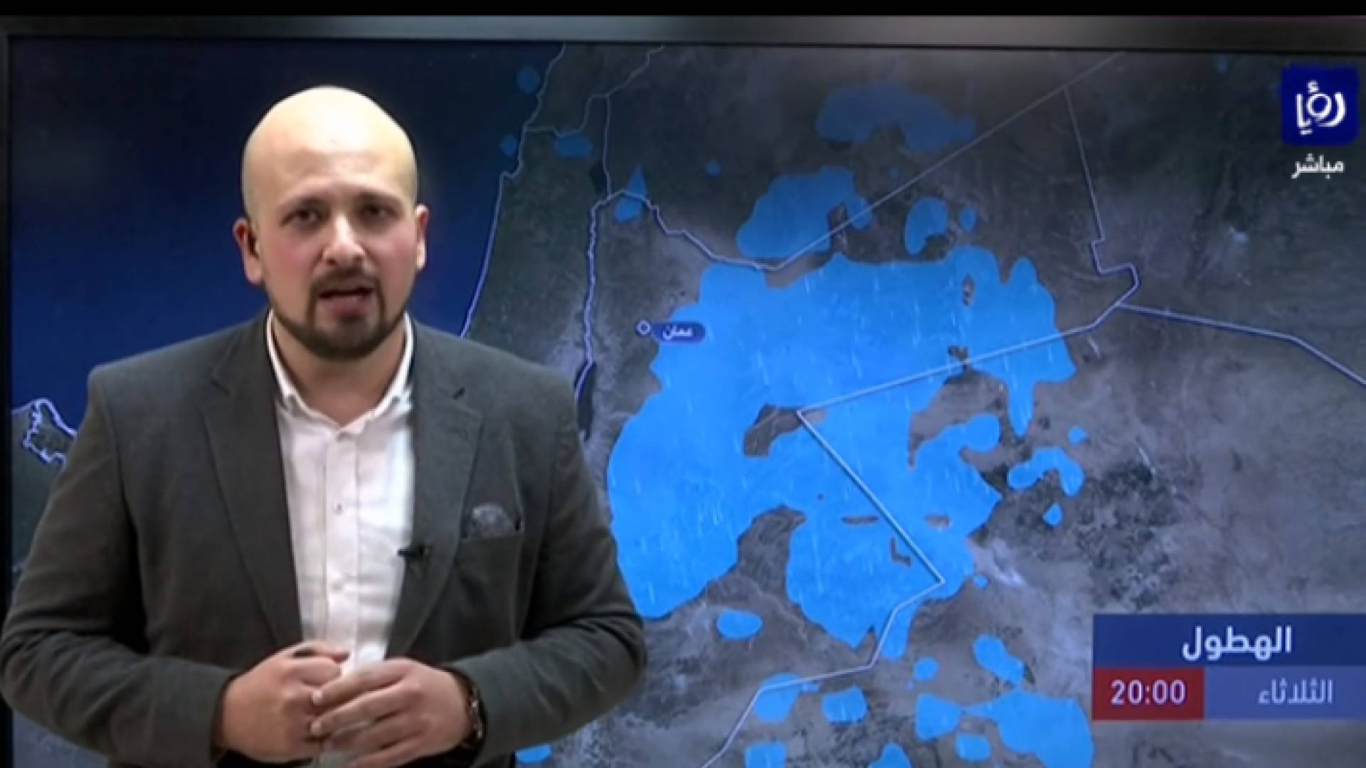 المتنبئ الجوي في موقع طقس العرب أيمن صوالحة