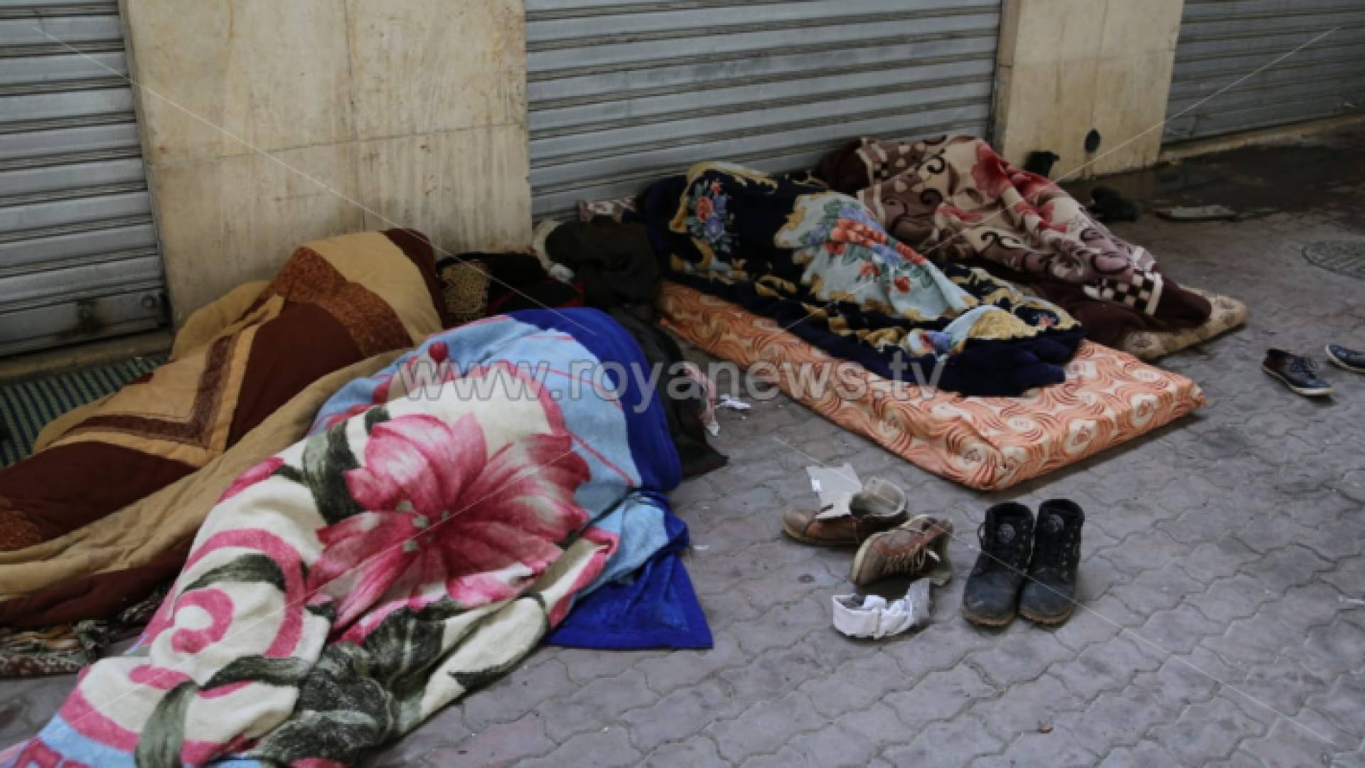 المتعطلون عن العمل أمام الديوان الملكي