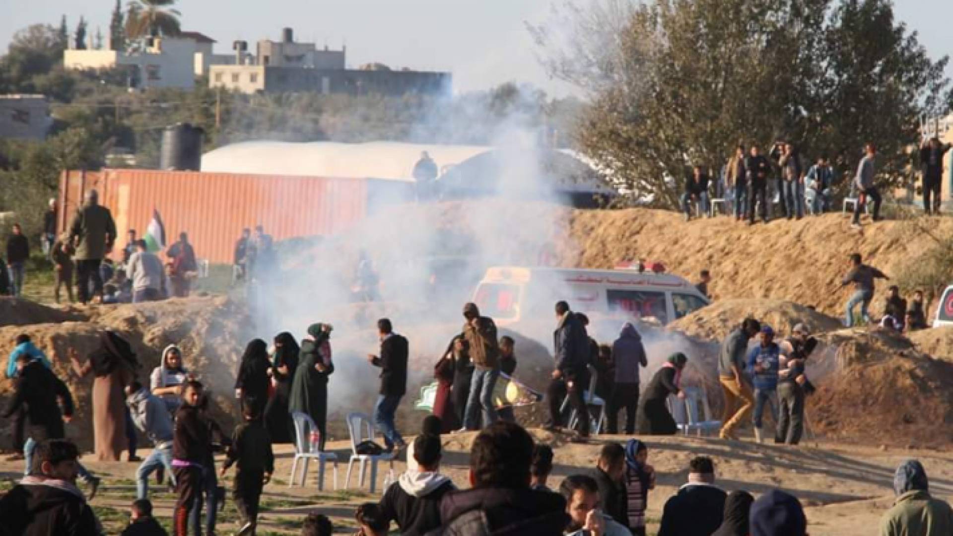 خلال الجمعة الـ 50 لمسيرات العودة الكبرى