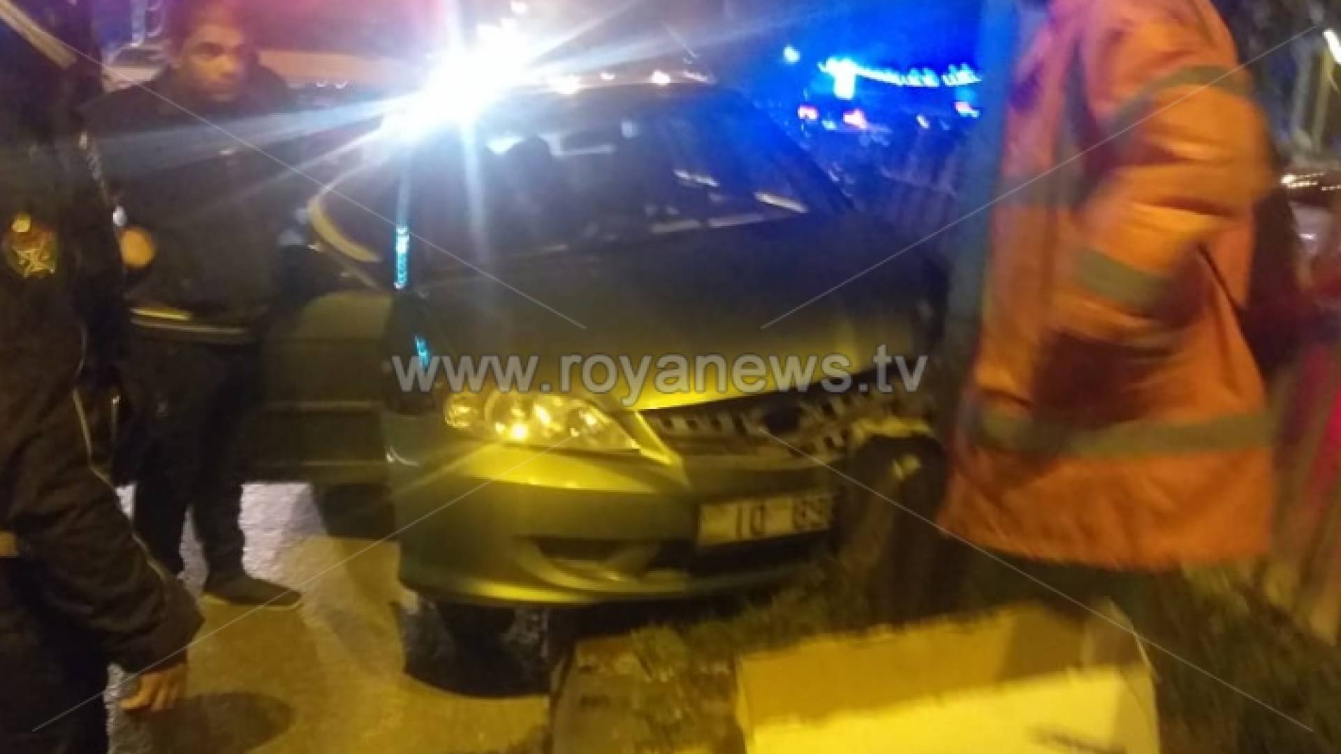 اصابة بحادث صدم بجزيرة وسطية في عمان