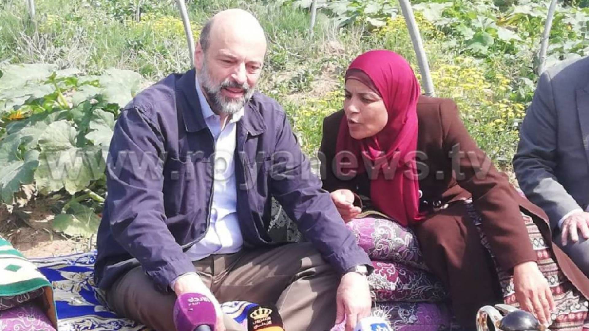 جانب من زيارة الرزاز للأغوار