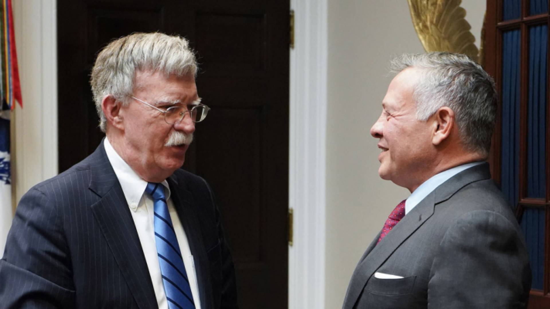 جلالة الملك ومستشار الأمن القومي الأمريكي