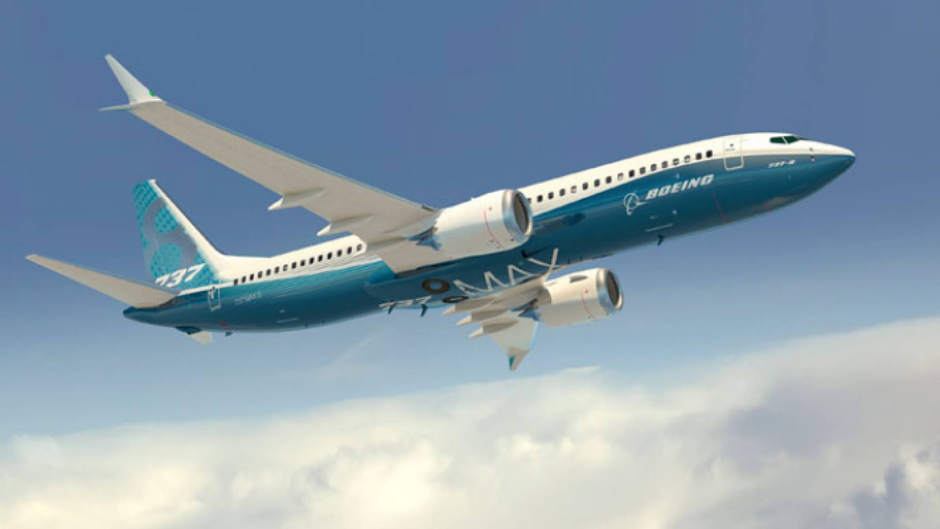 طائرة من طراز "بوينغ 737-8 MAX"