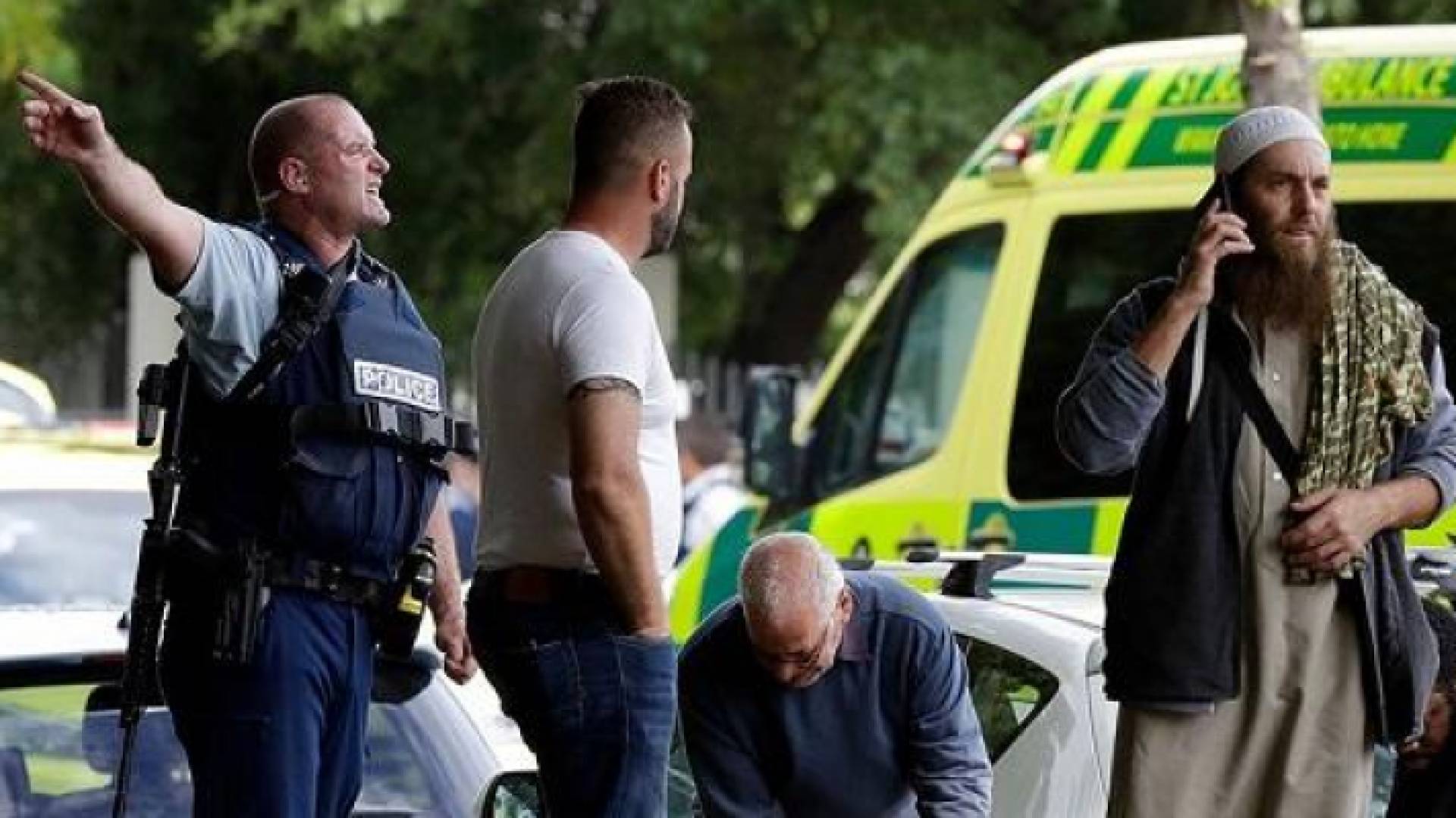 من مكان الحادثة