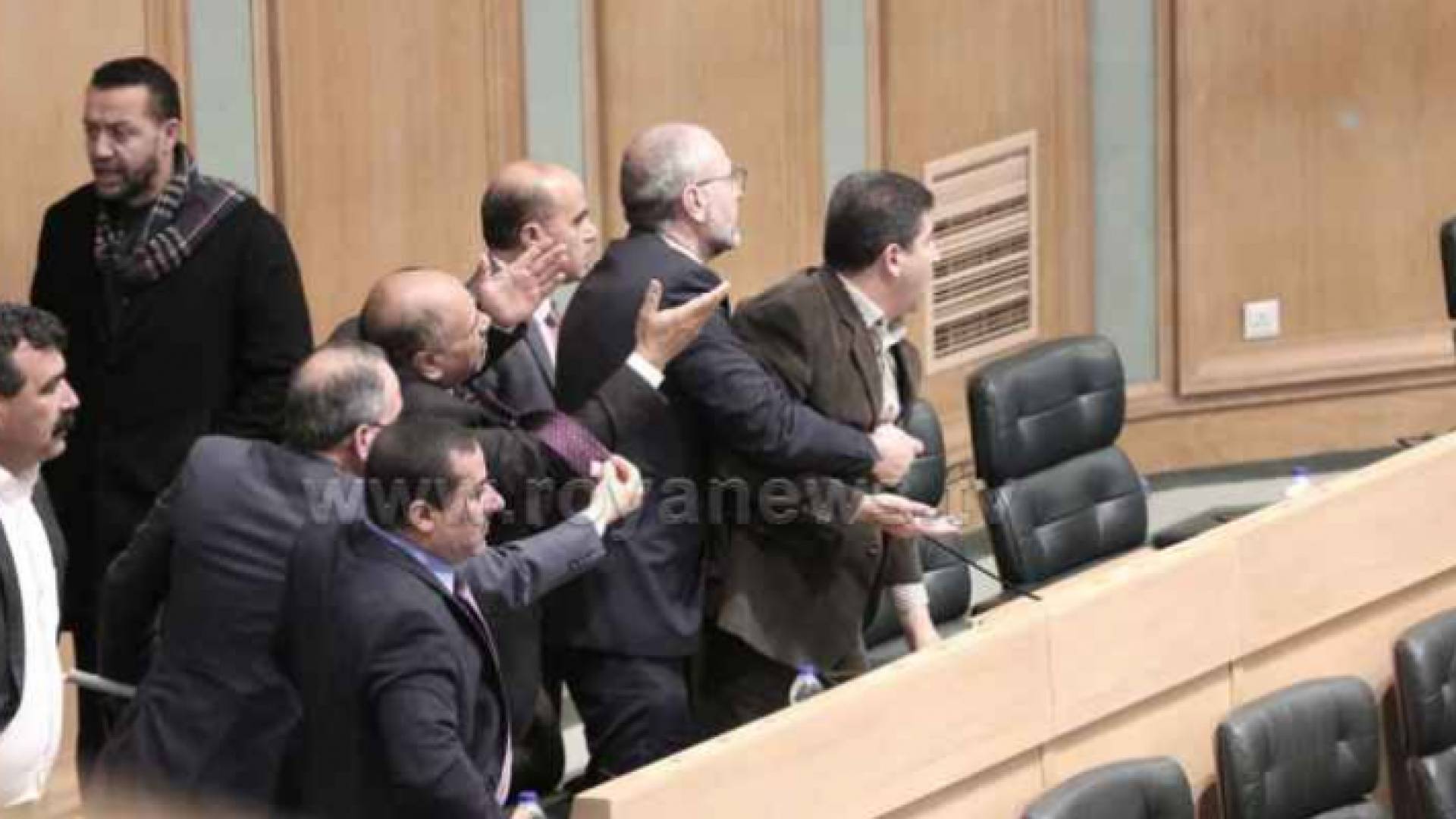 صورة من المشاجرة