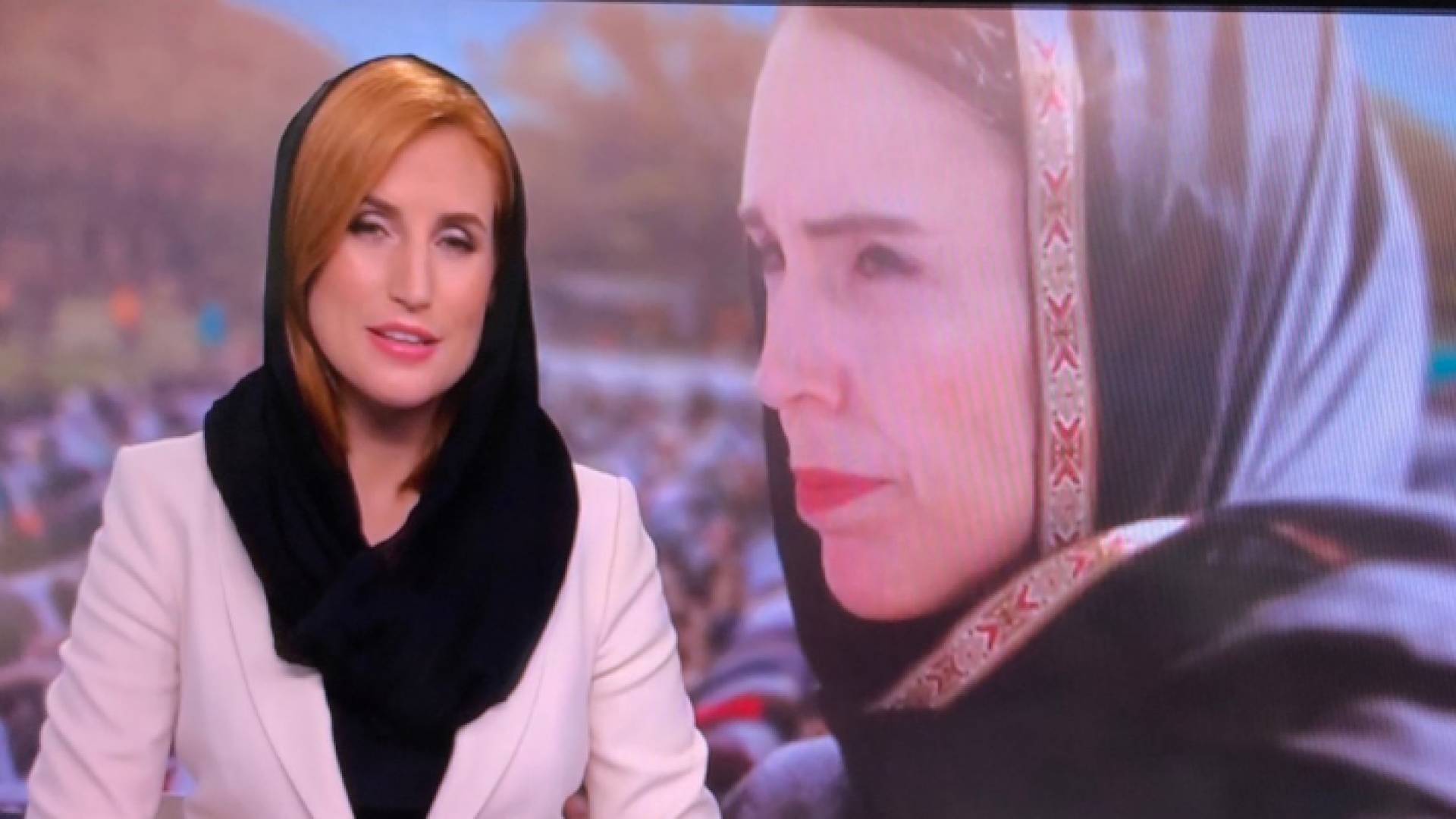 مذيعات نيوزيلندا يتحجبن تعاطفا مع المسلمين