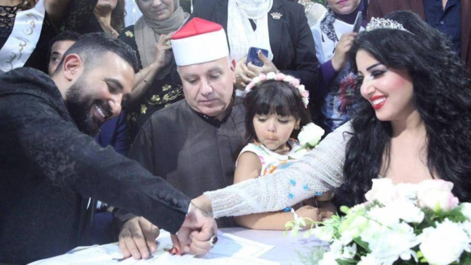 سمية الخشاب وأحمد سعد