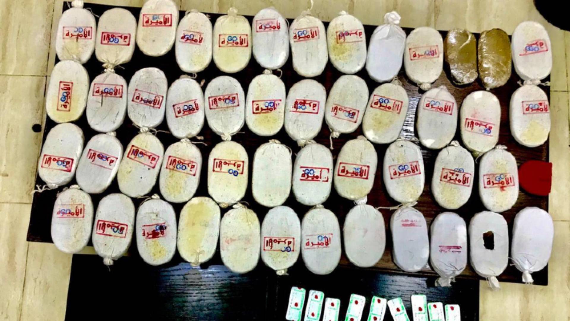 من المضبوطات