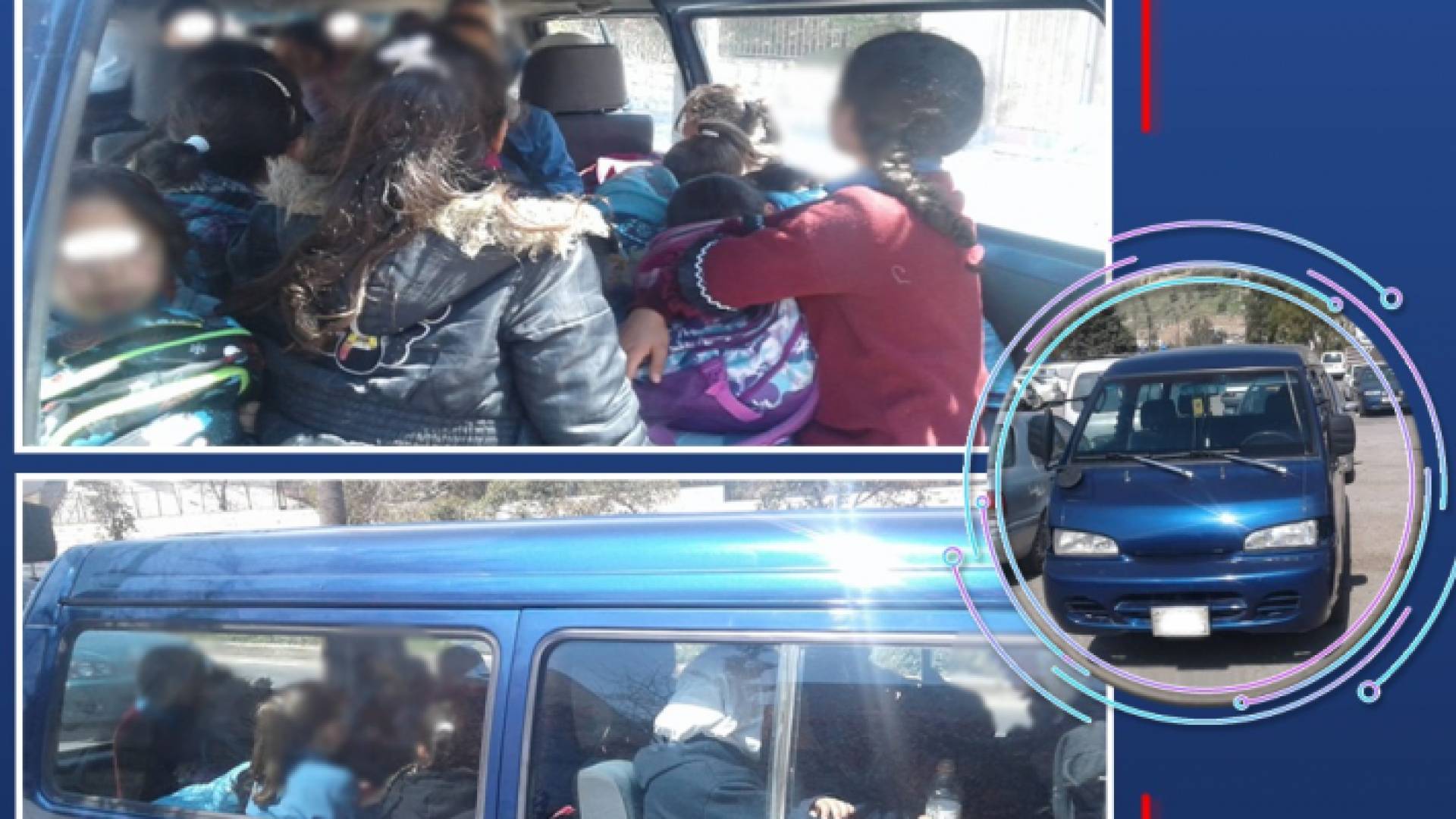 تم حجز المركبة داخل ساحة الحجز لإدارة السير