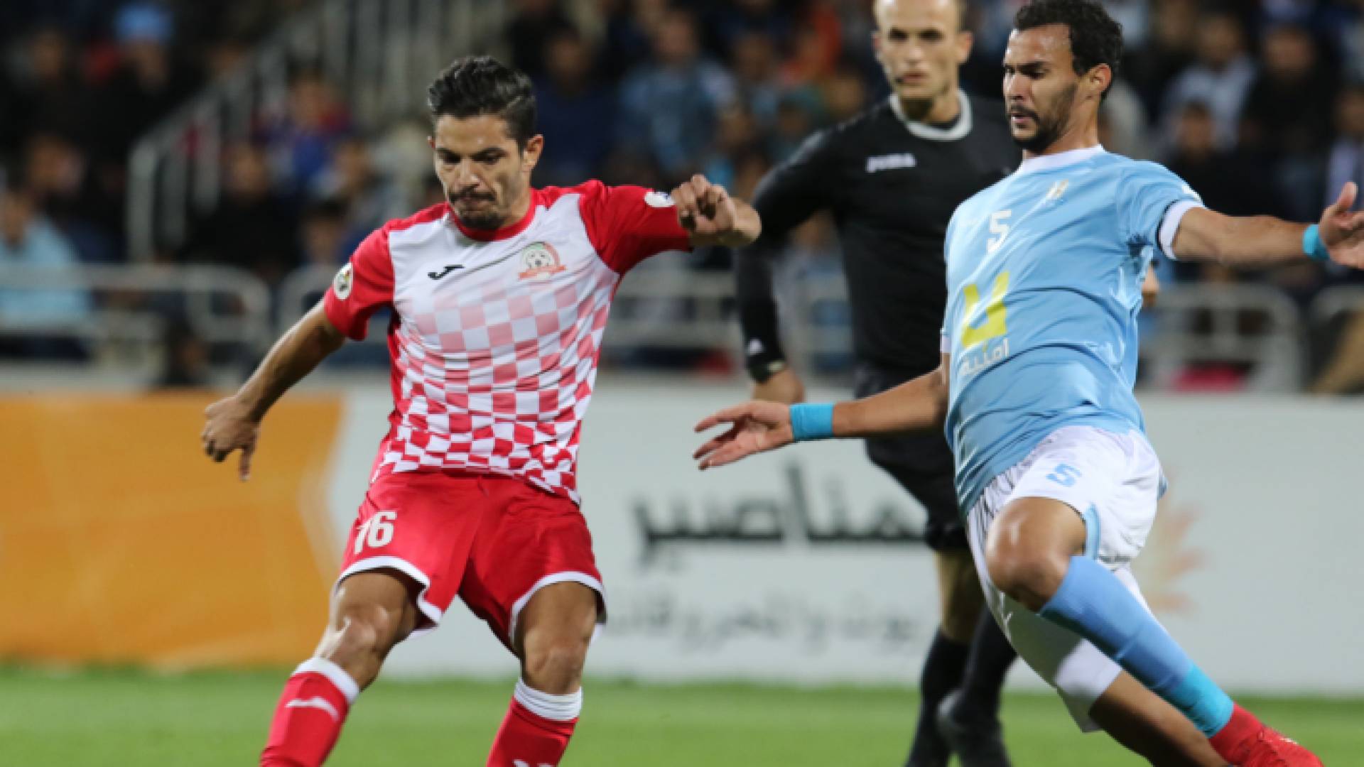 الفيصلي بعشرة لاعبين يفوز برباعية على شباب الاردن