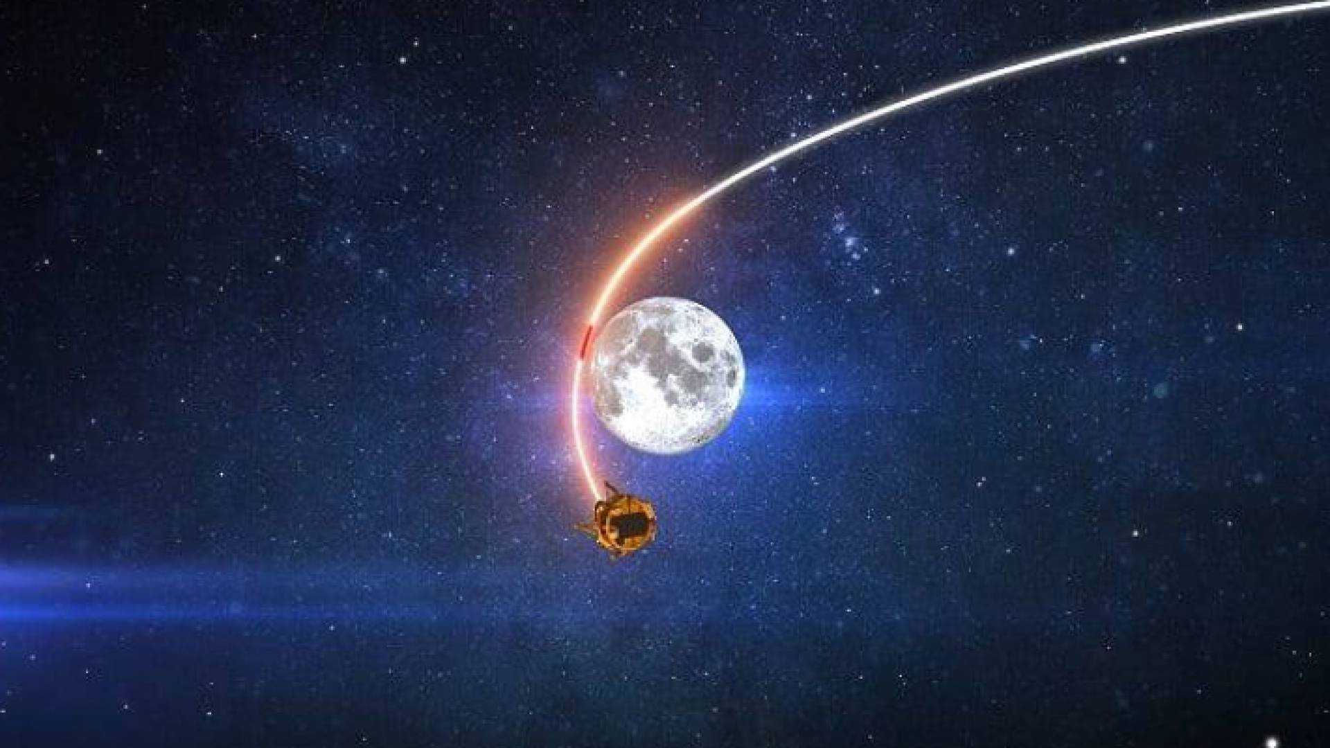 صورة للمركبة الفضائية نشرتها وسائل إعلام عبرية