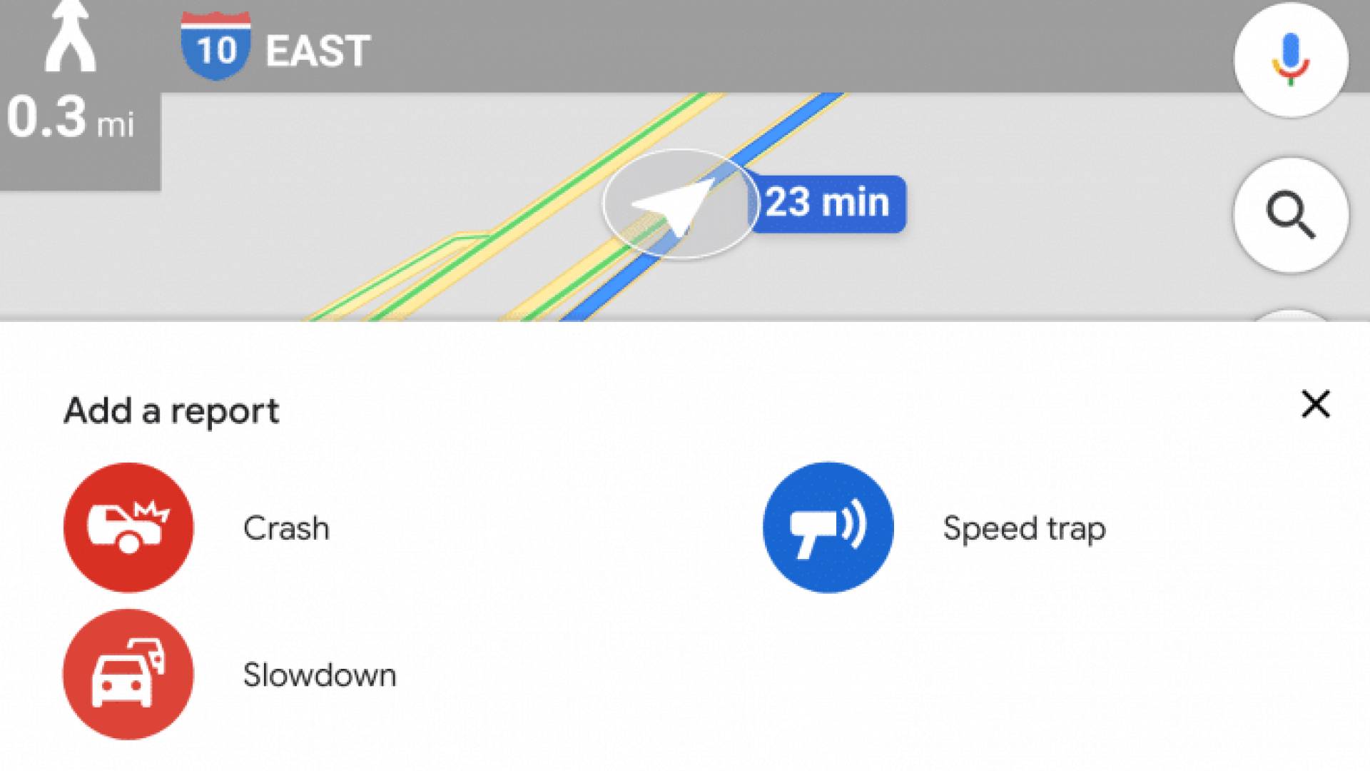 جوجل تضيف ميزة الإبلاغ عن "تباطؤ" حركة المرور إلى خرائطها