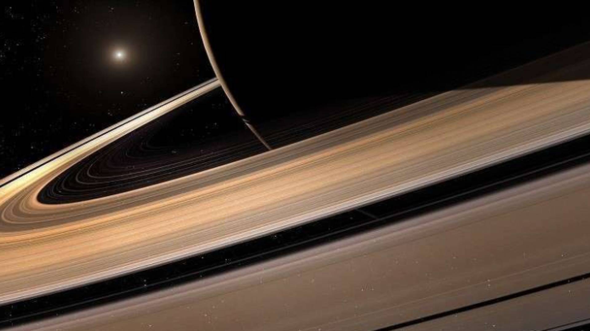 لقطات نادرة لـ "ابتلاع القمر" لكوكب زحل